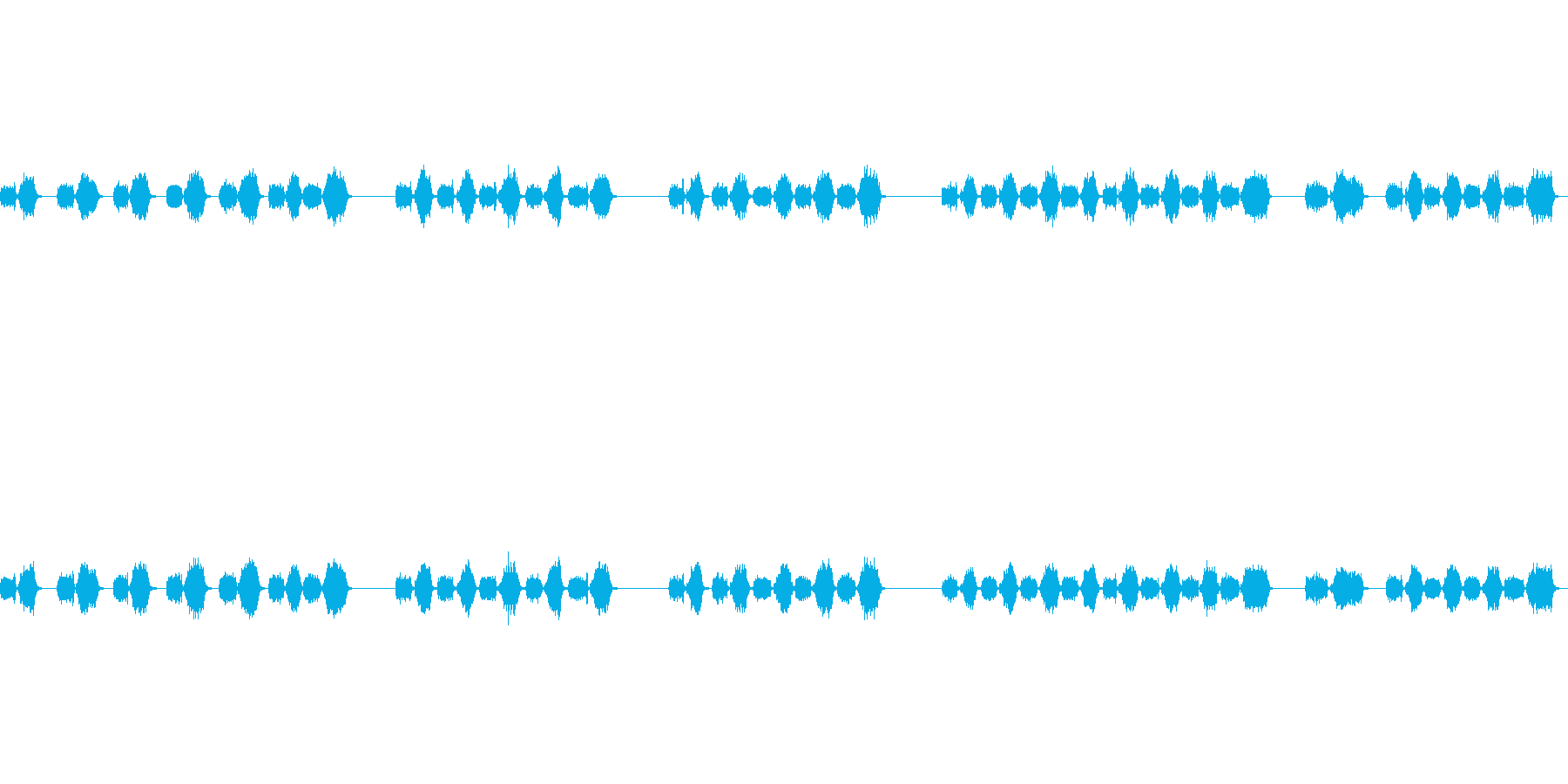 シュッシュ(カメラにブロワーをかける音)の再生済みの波形