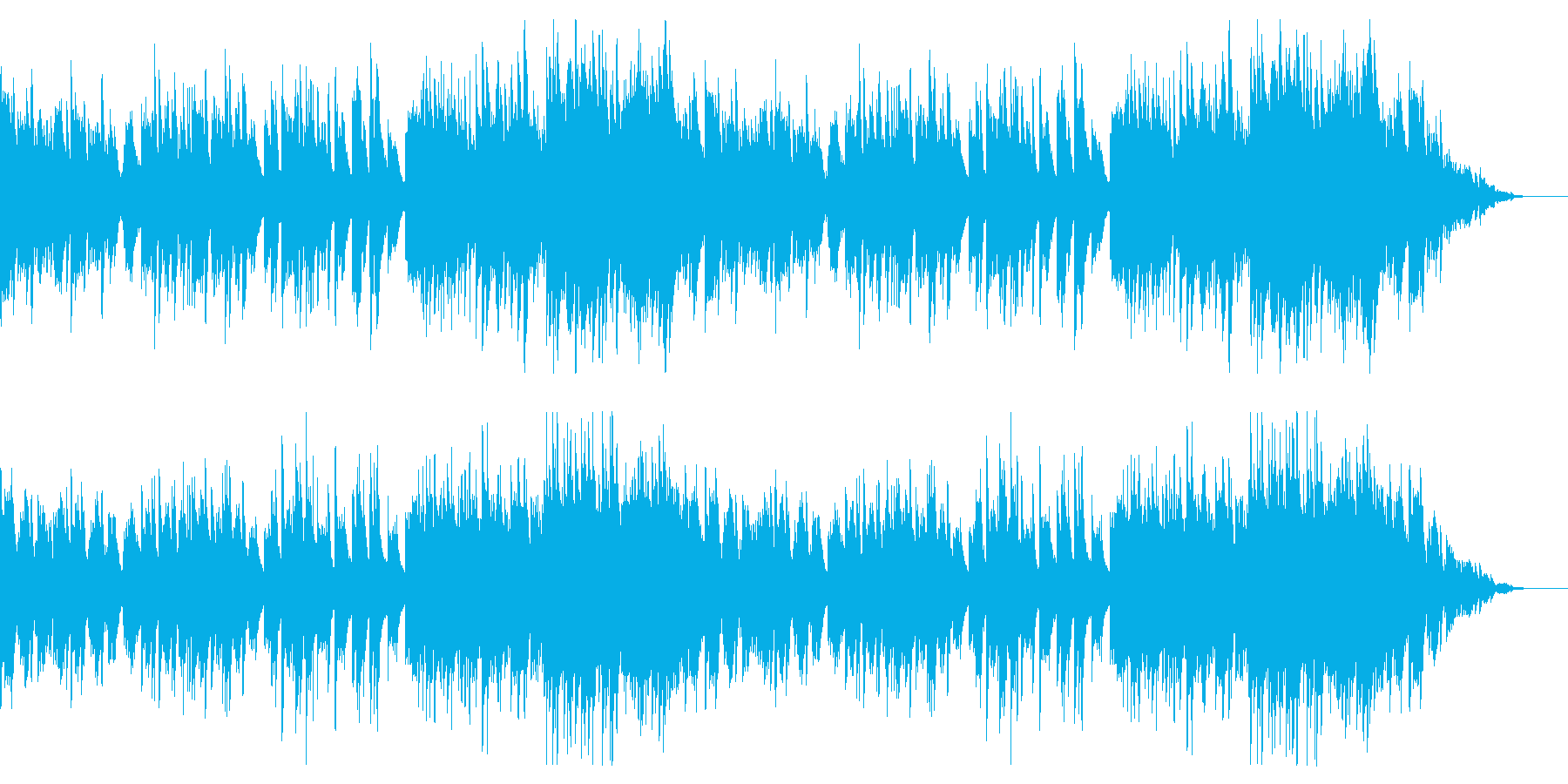 【ピアノソロ】ピアノメインの感動的な曲の再生済みの波形
