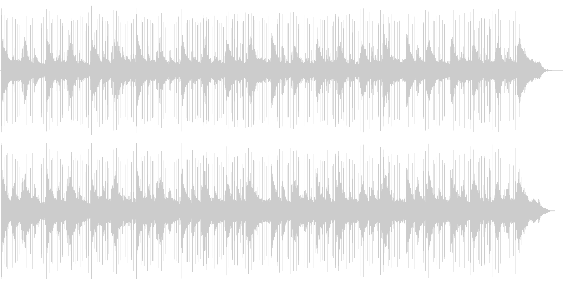 ループ系の使いやすいBGM(ベースなし)の未再生の波形