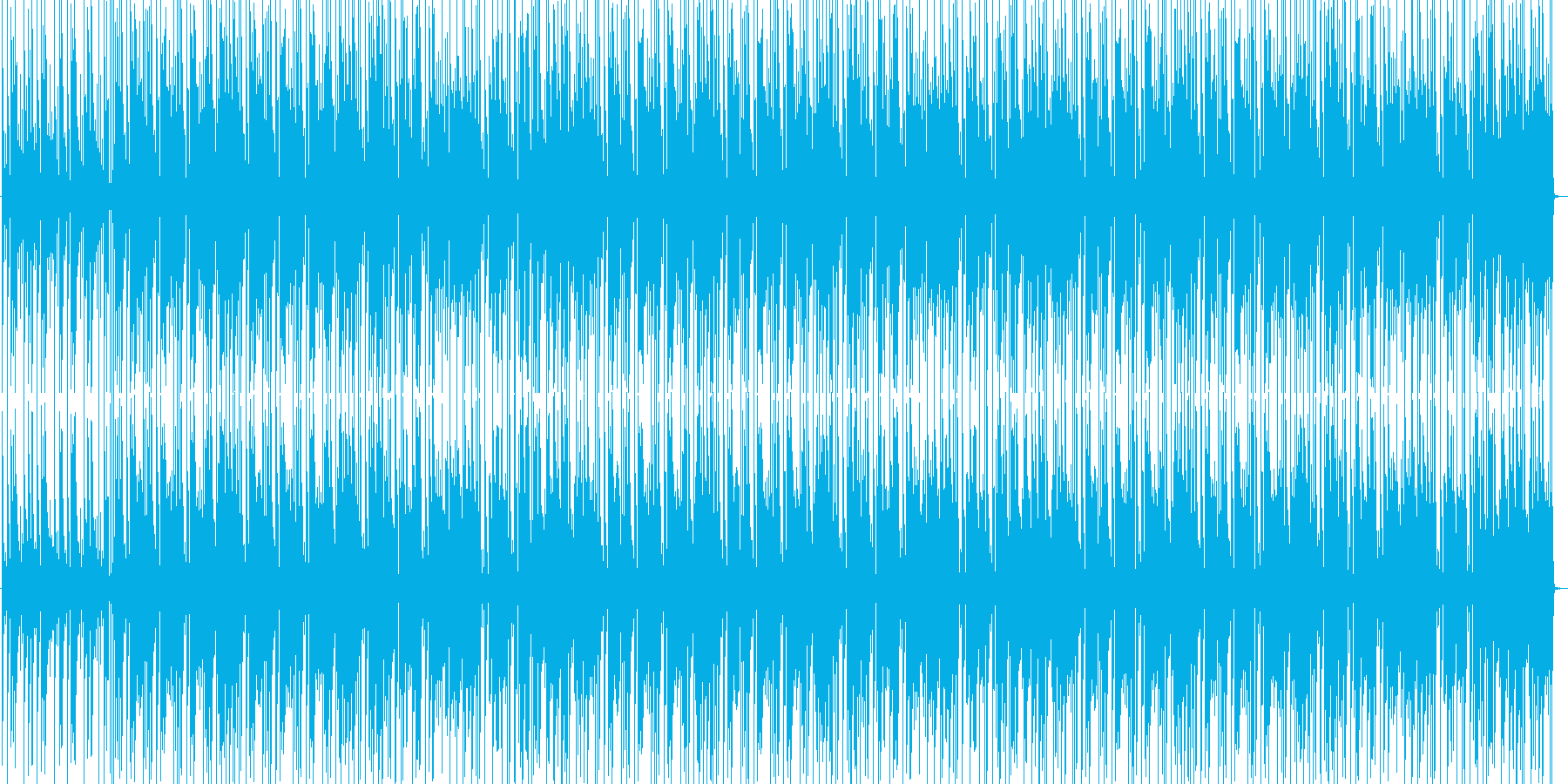 日常風景的な可愛くポップなBGMの再生済みの波形