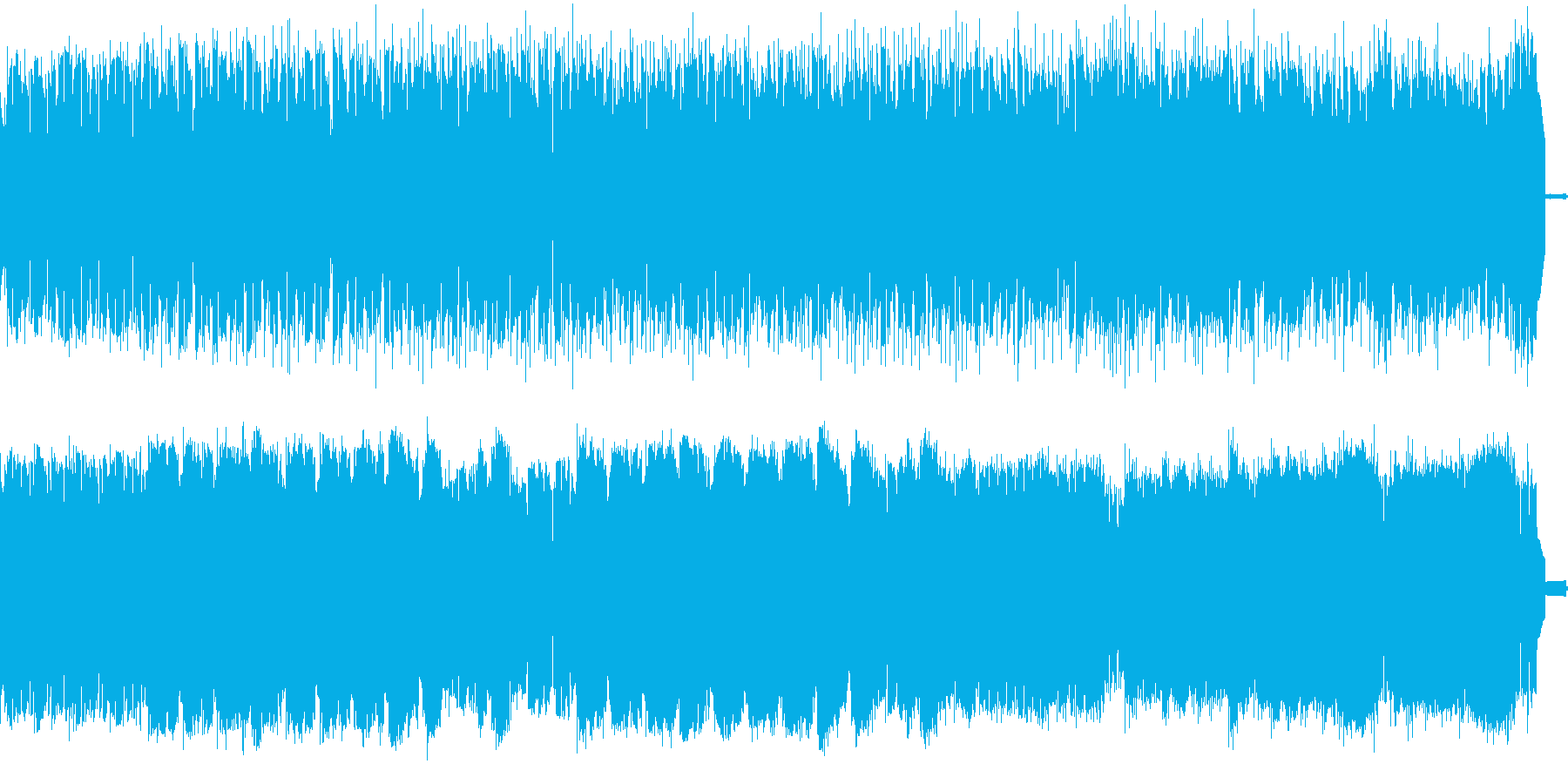 SAXとギターが奏でる優しい哀愁感の楽曲の再生済みの波形