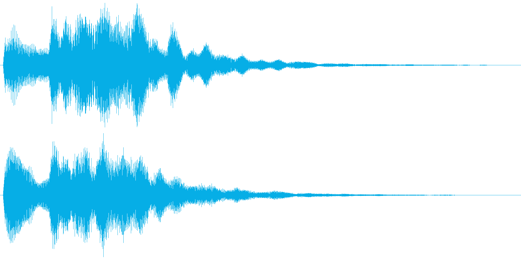 環境音系の効果音です。の再生済みの波形