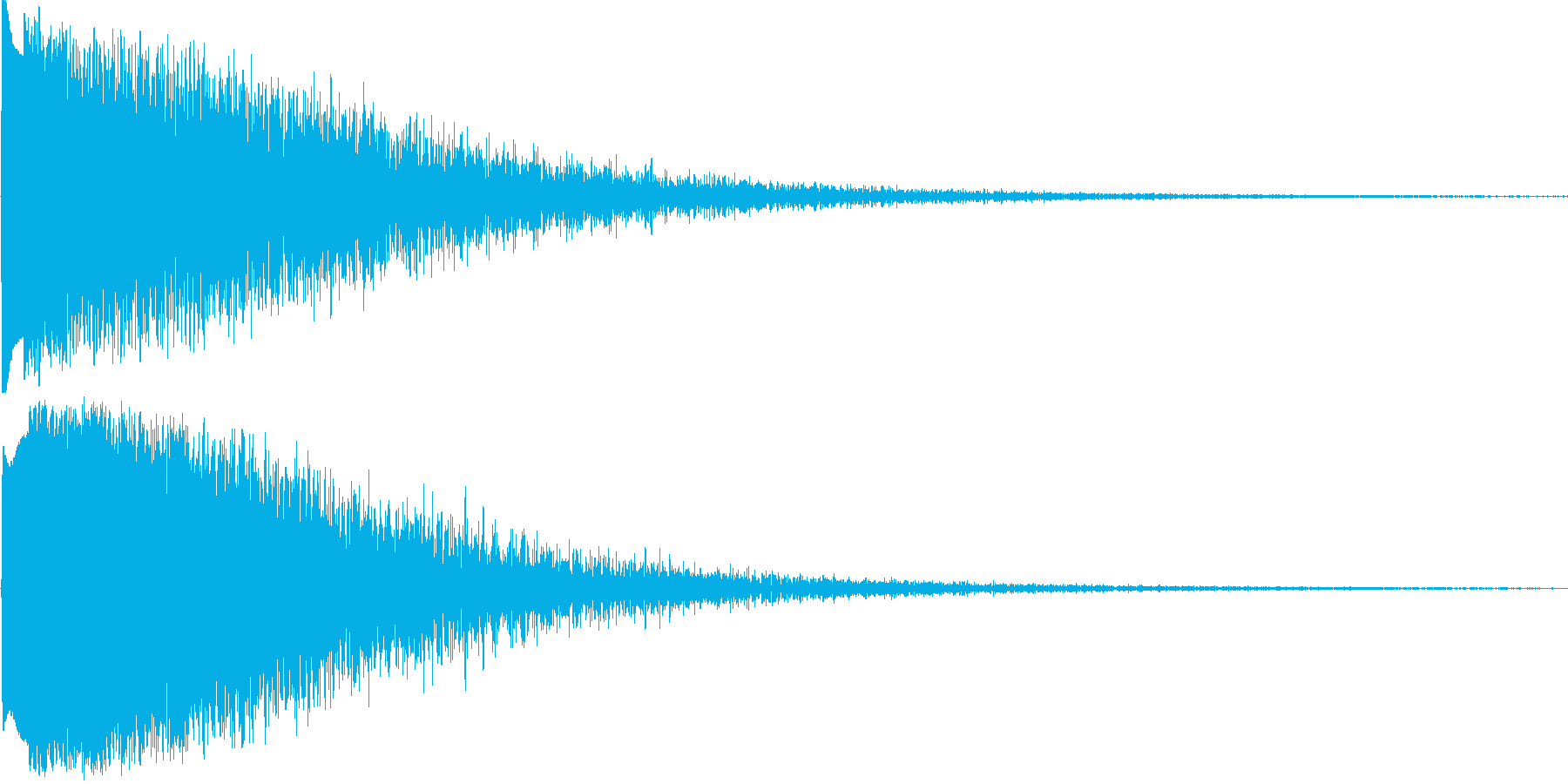 発射音の再生済みの波形