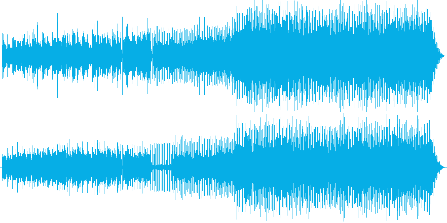 タイトル通りです。秋をイメージした曲で…の再生済みの波形