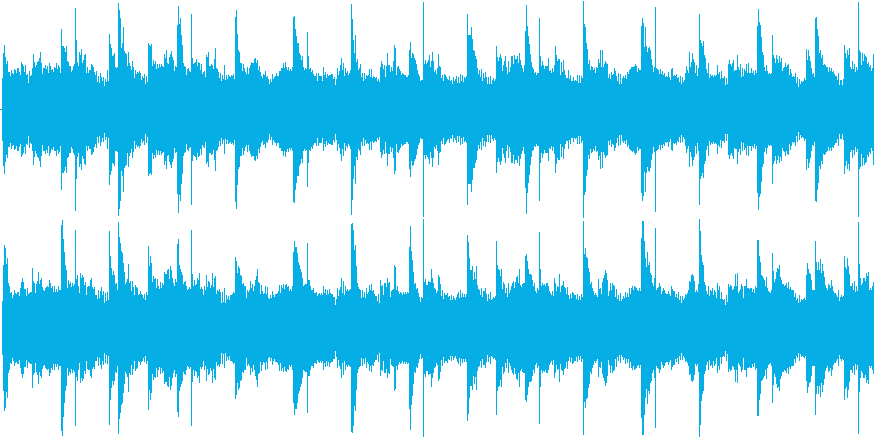 エレクトロなイメージをした楽曲です。の再生済みの波形