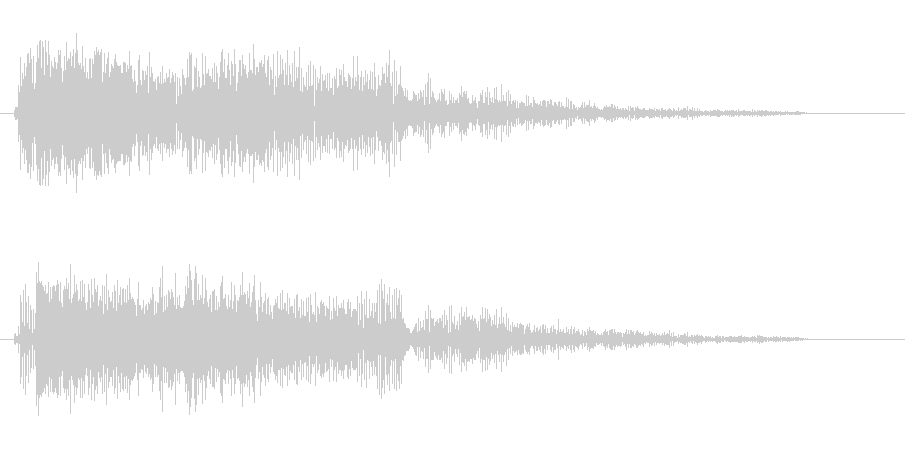 プアー(強めの効果音)の未再生の波形