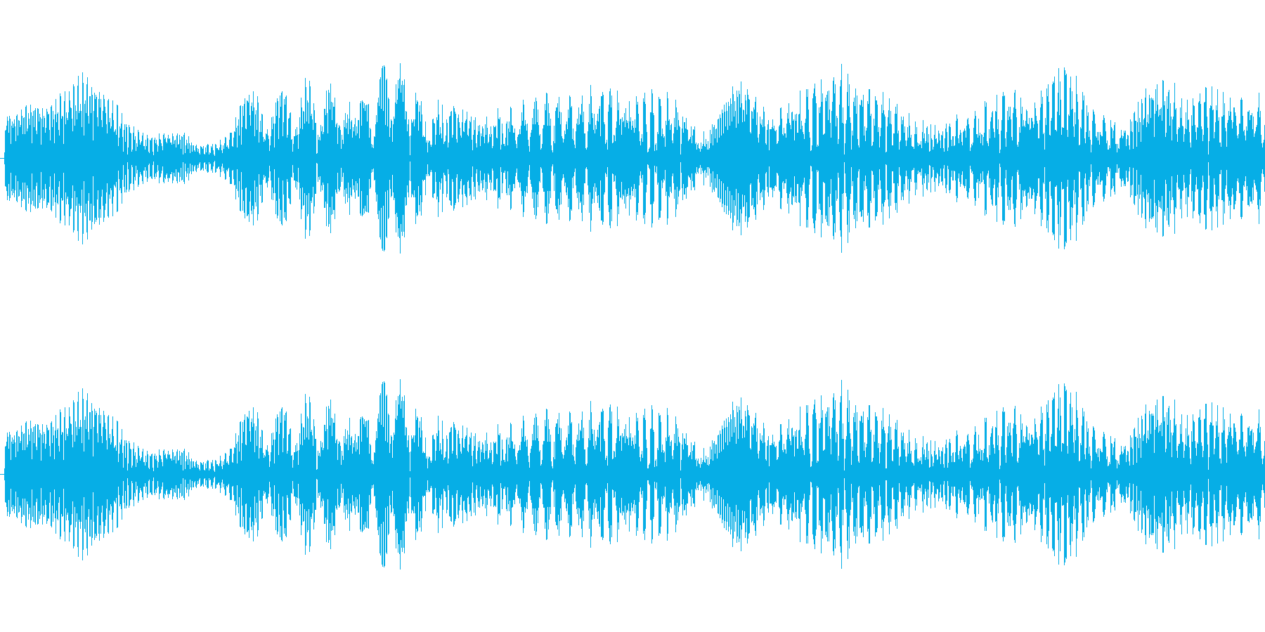 システム決定音の再生済みの波形