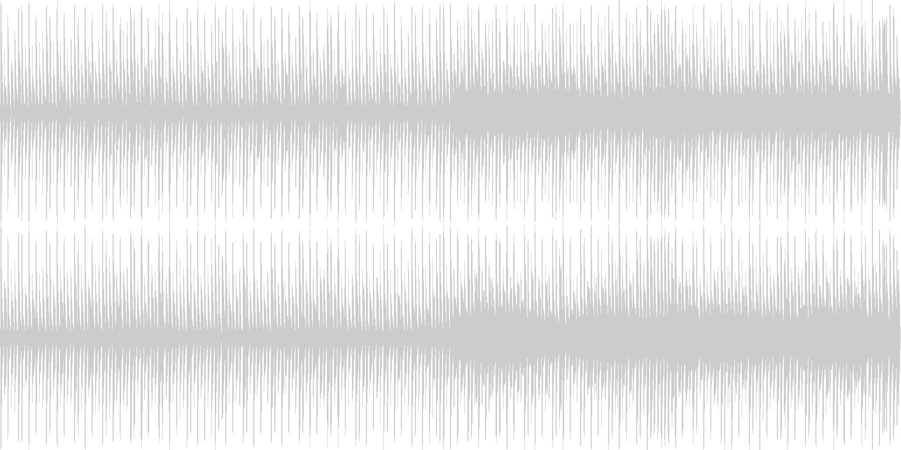 ゲーム音楽に最適な楽曲の未再生の波形