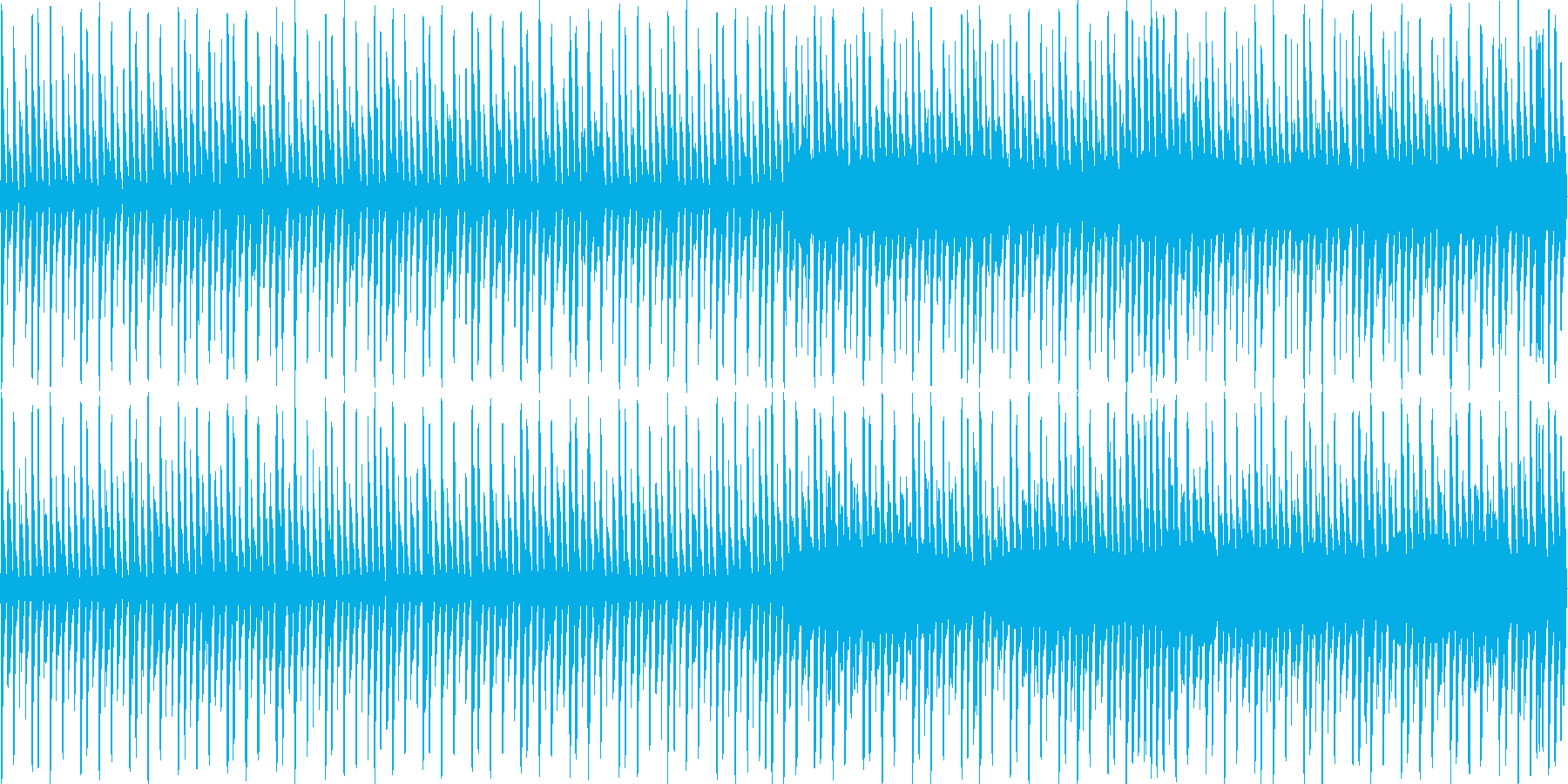 ゲーム音楽に最適な楽曲の再生済みの波形