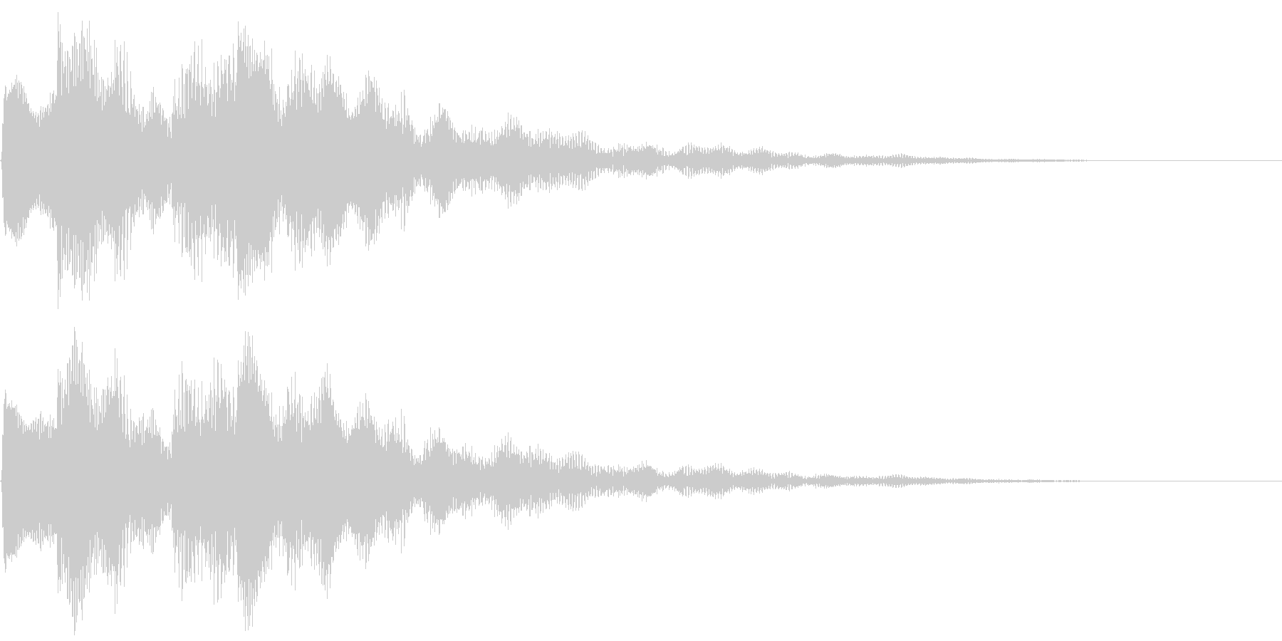 サスペンス風なギター音です。の未再生の波形