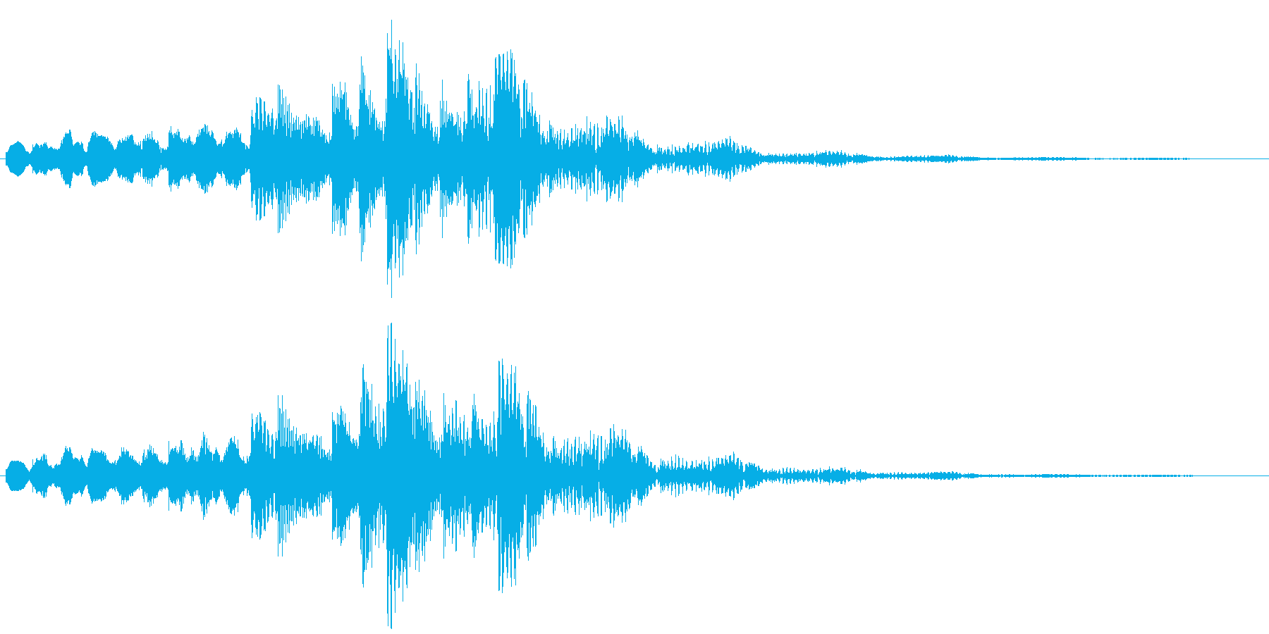 魔法を意識した短いシーン効果音です。の再生済みの波形