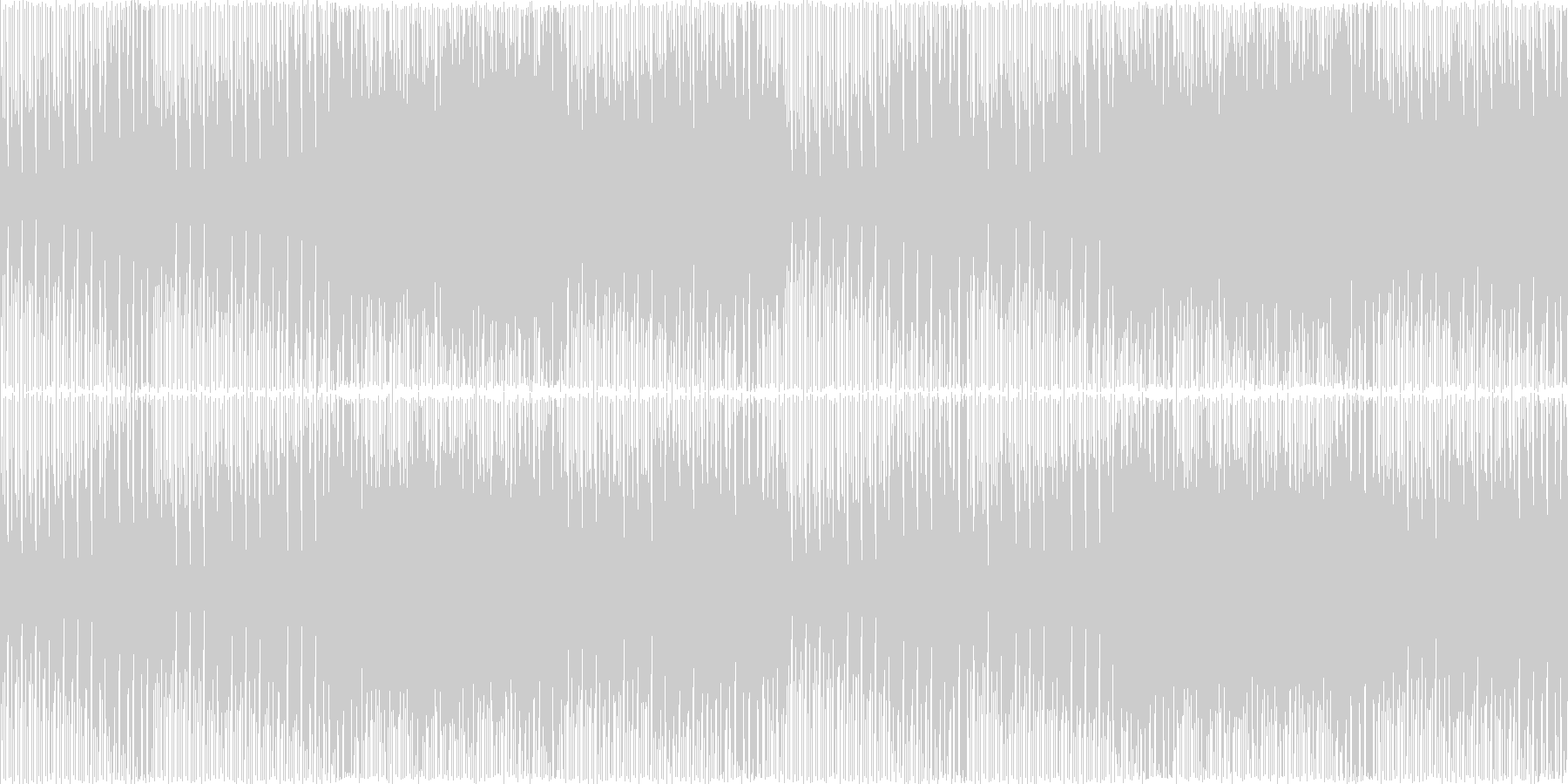 ほのぼのとした日常系BGMの未再生の波形