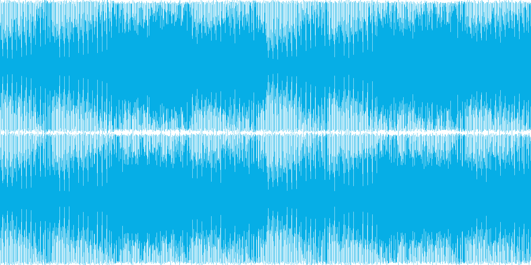 ほのぼのとした日常系BGMの再生済みの波形