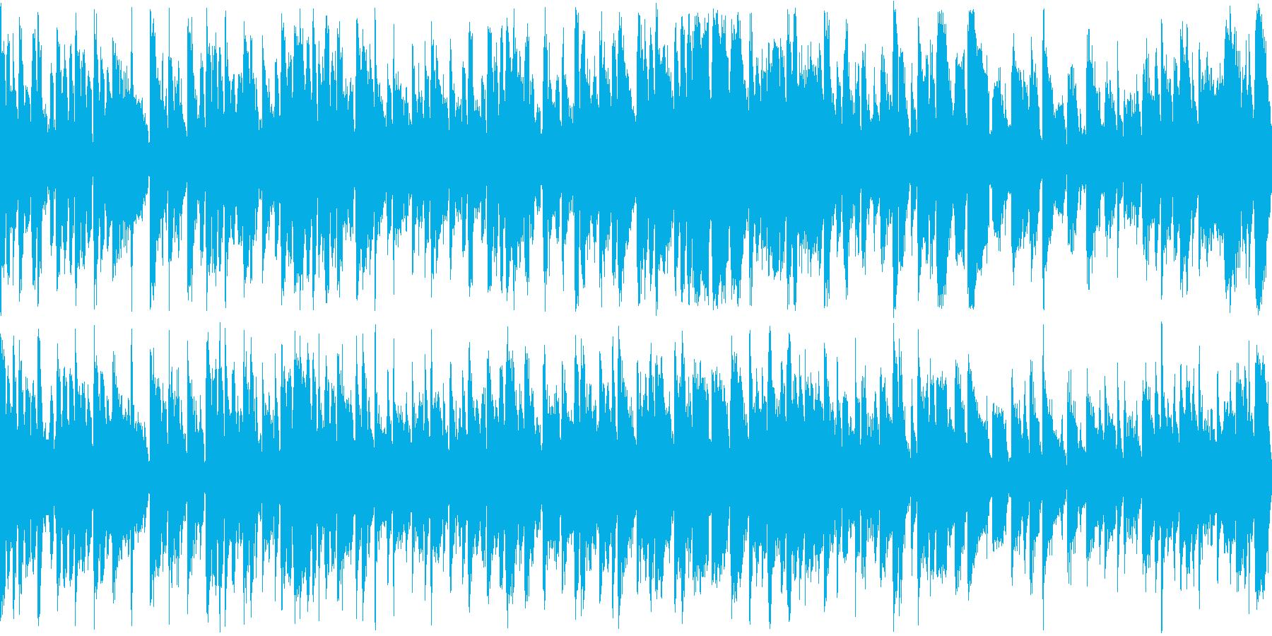 子供向け教材などにキャッチーな曲の再生済みの波形
