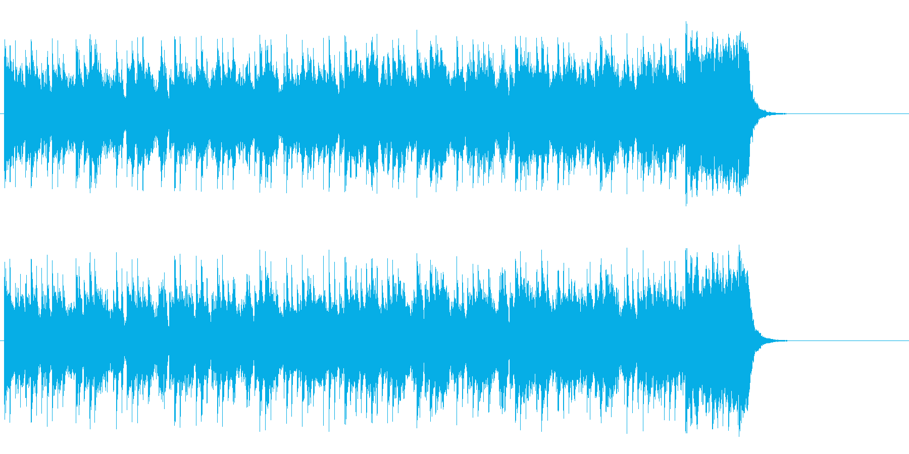 テーマパーク向けポップ(サビ~エンド)の再生済みの波形