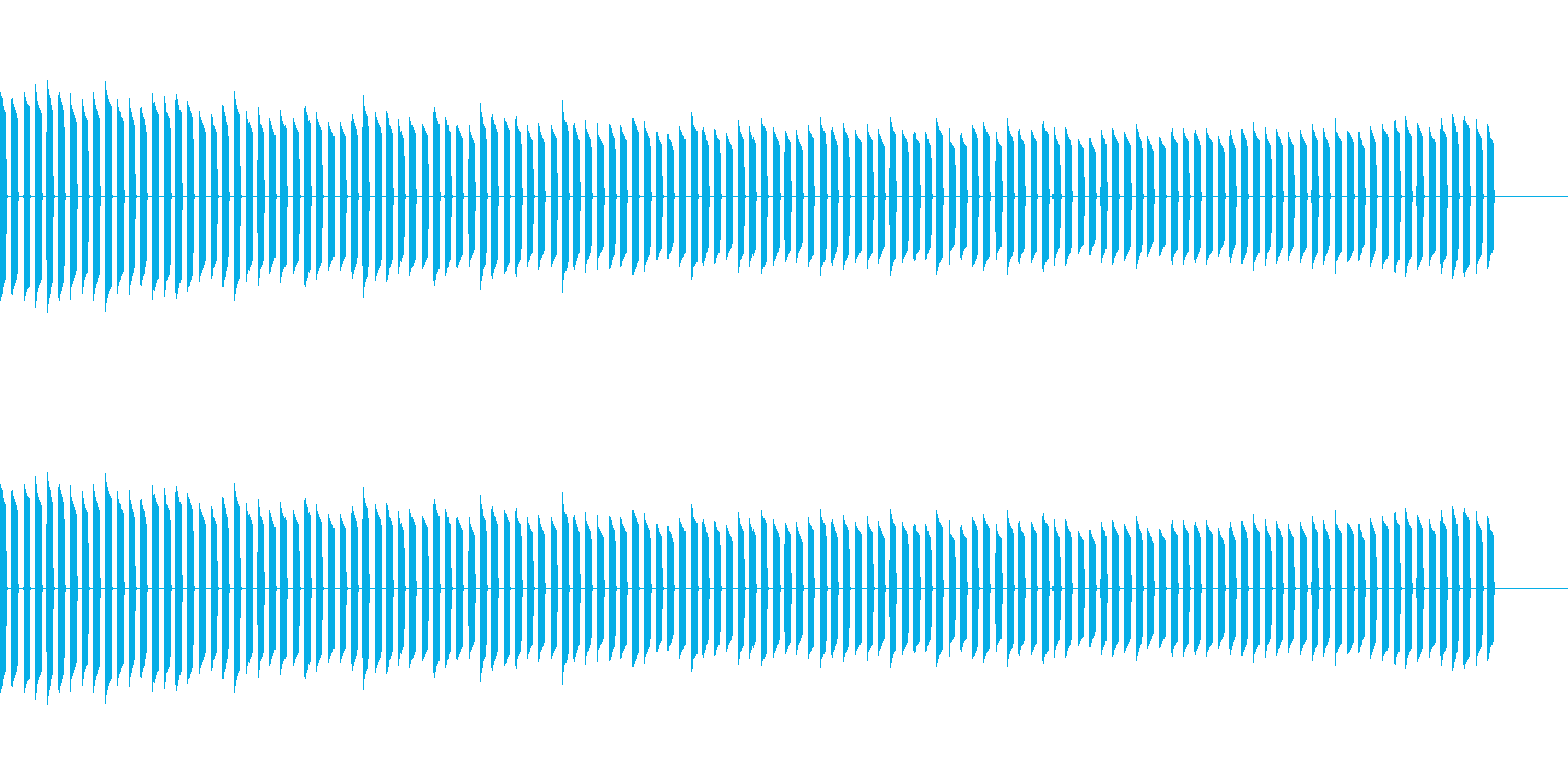 ピピピピピピピピ!(電子音、機械音)の再生済みの波形