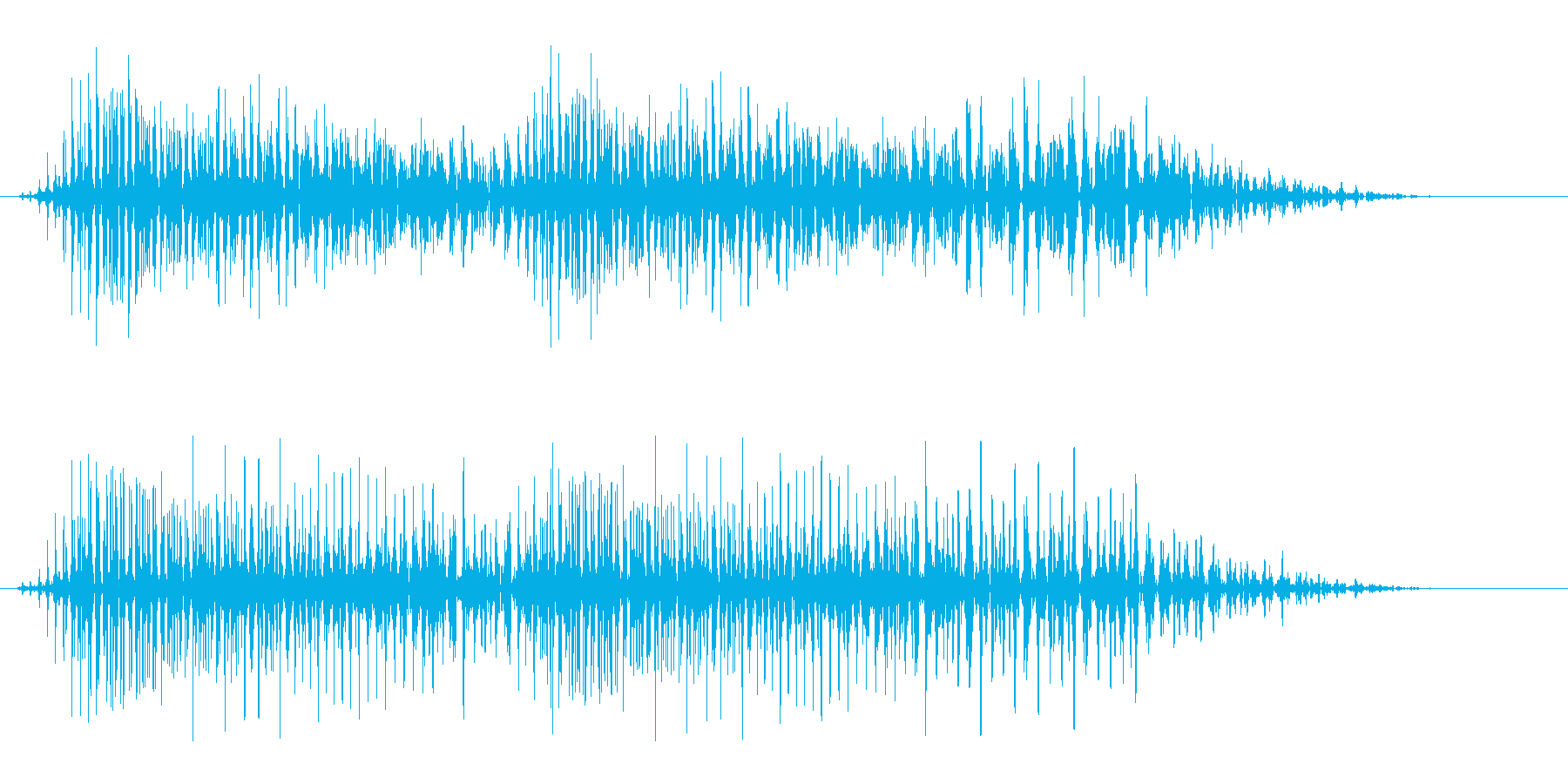 びょうびょう(間の抜けてる脇役のキャラ)の再生済みの波形