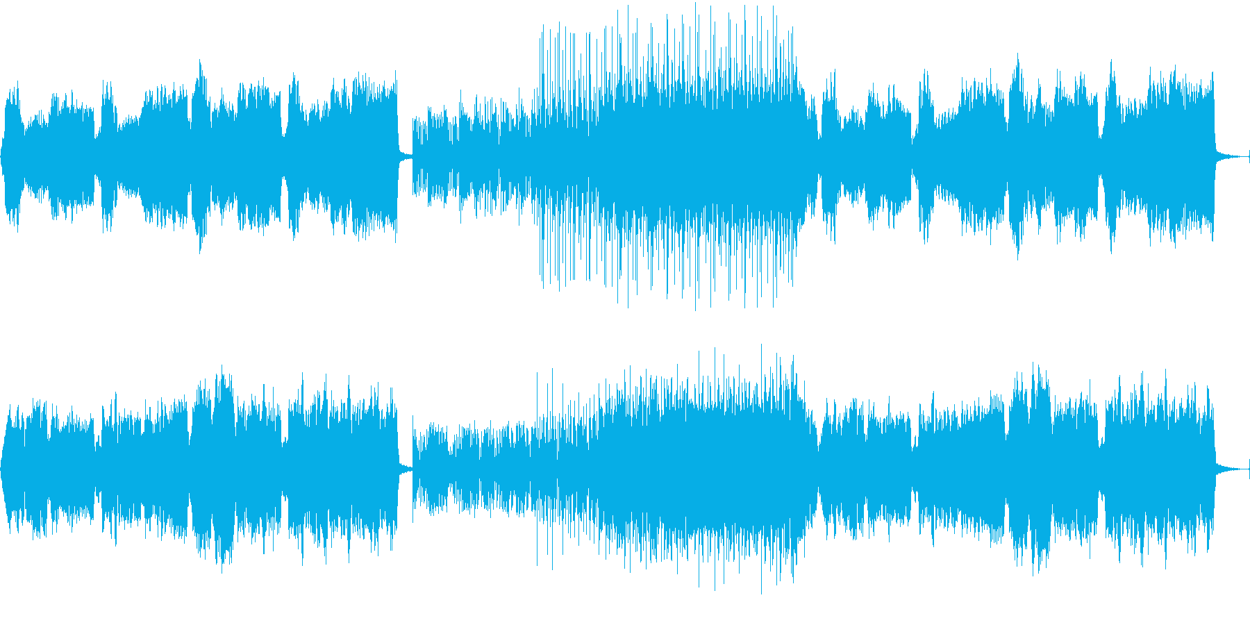 壮大でどこかもの哀しさを感じさせる楽曲…の再生済みの波形