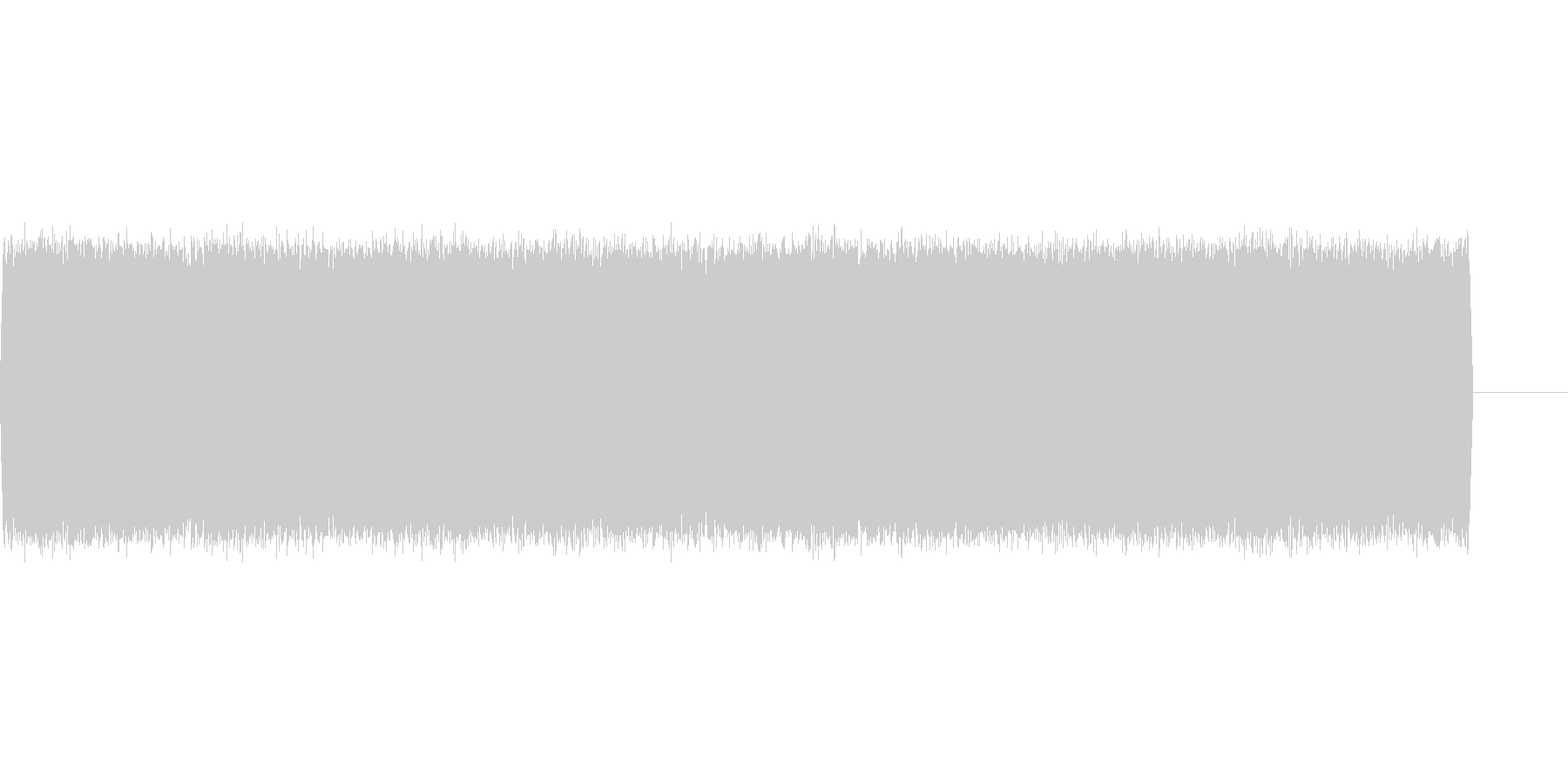【電子音、アナログ】アラーム音2の未再生の波形