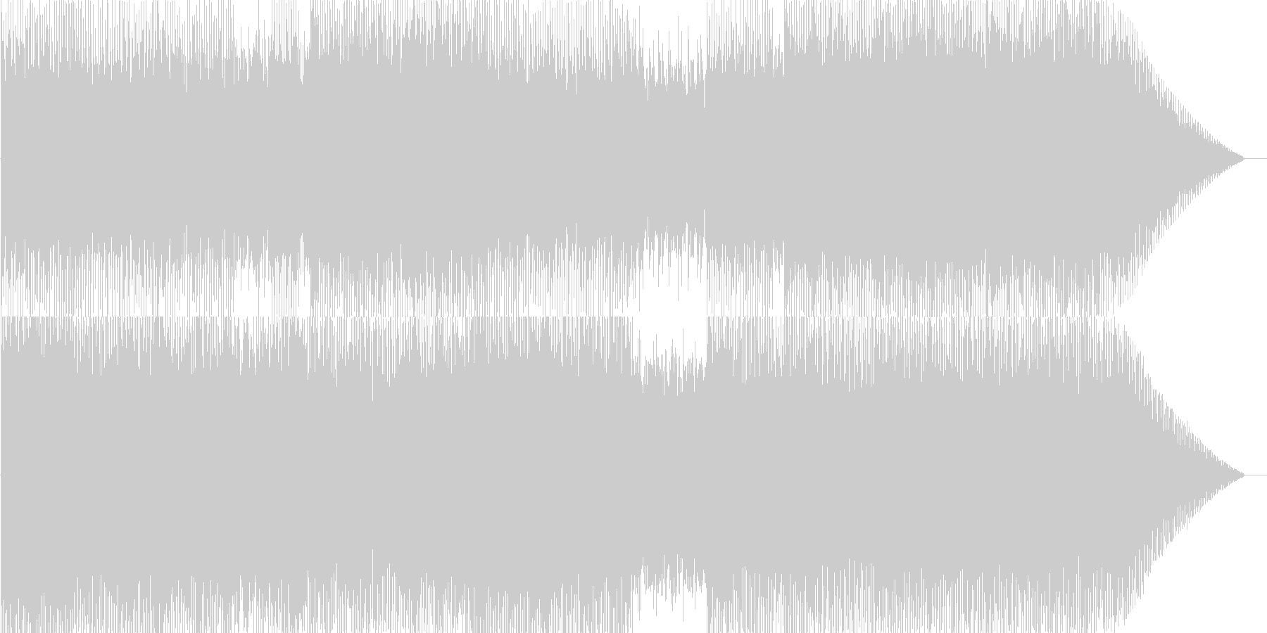 爽やか・明るめ・標準的な戦闘曲の未再生の波形