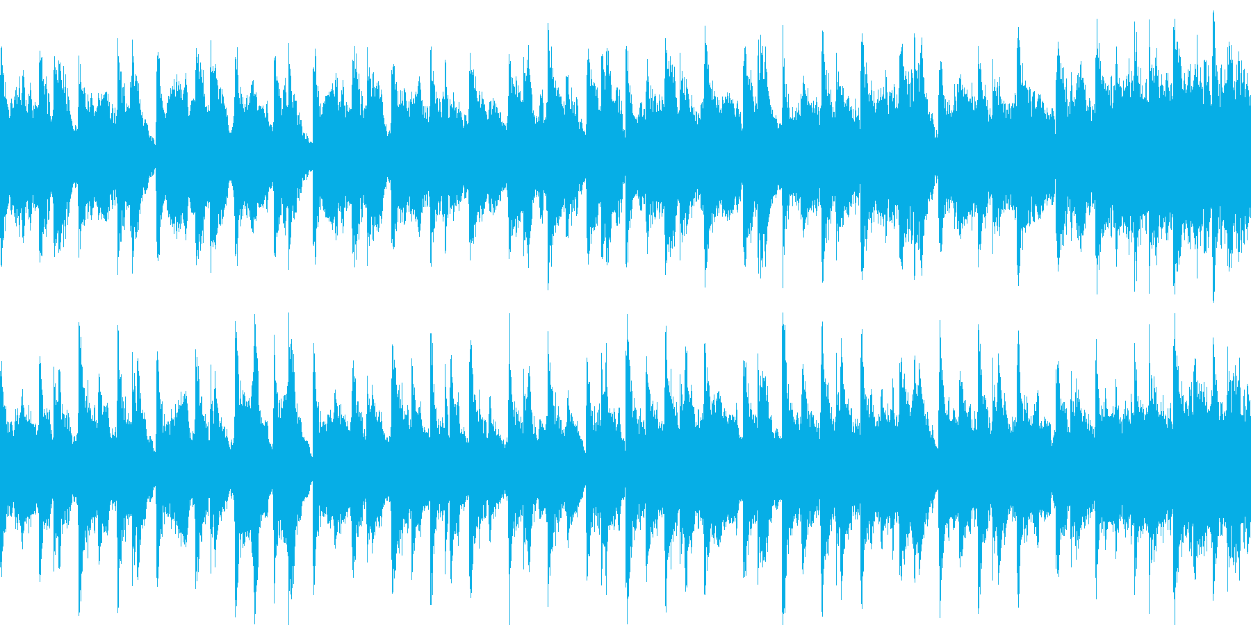 ストリング+和楽器のループ音楽ですの再生済みの波形