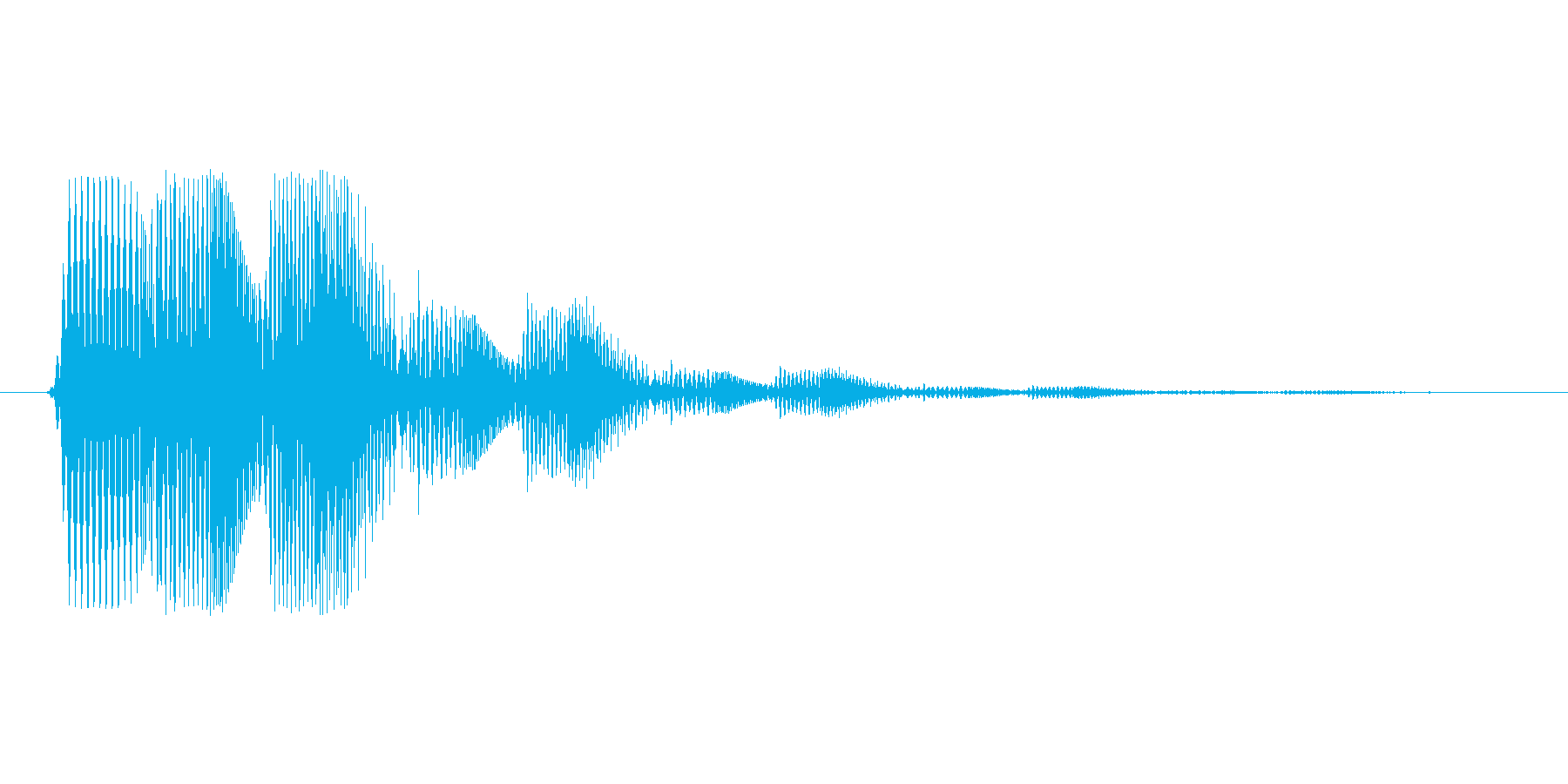 ファミコン風効果音決定音系です 05の再生済みの波形
