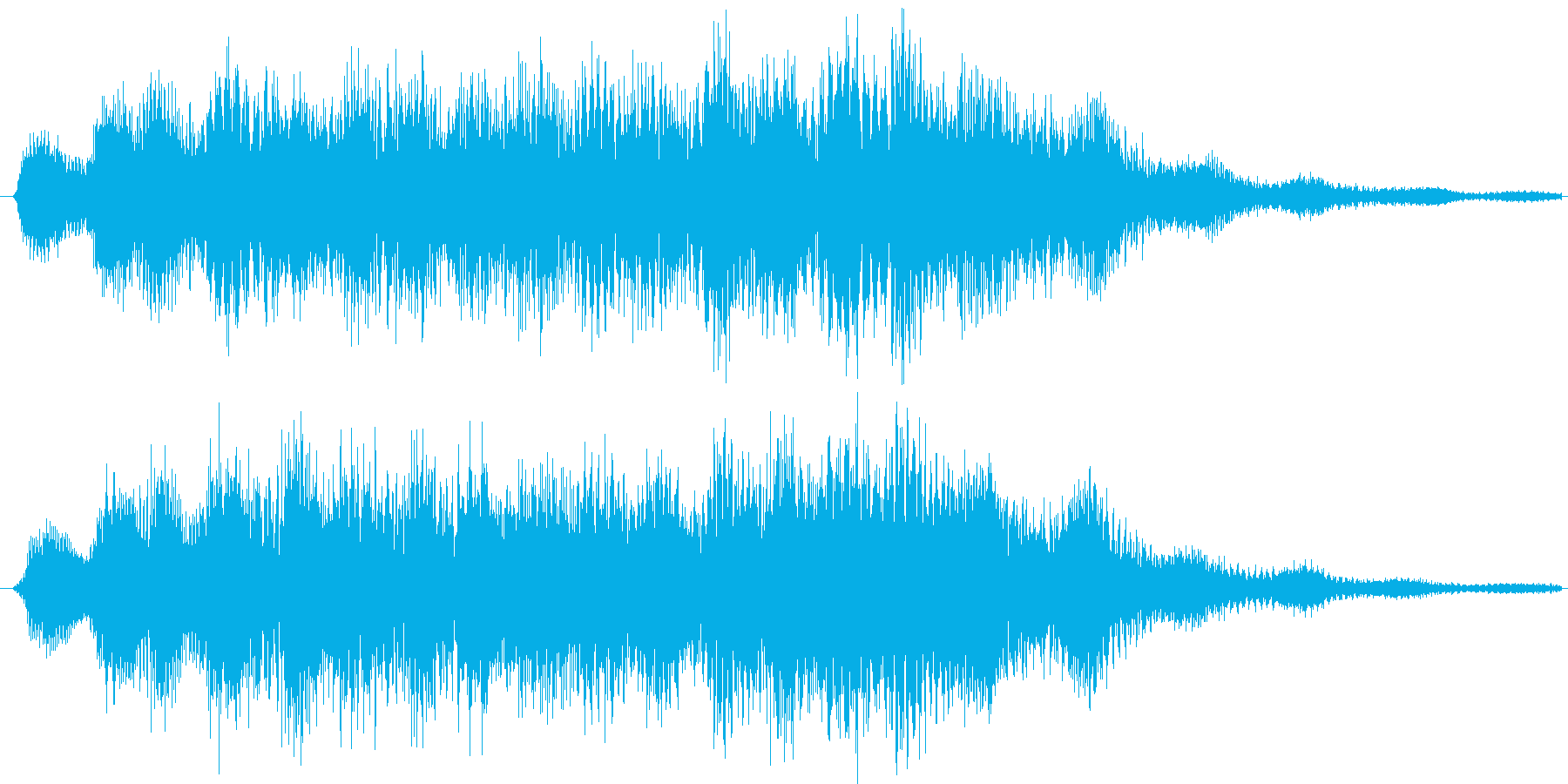ファンタジー系の効果音です。の再生済みの波形