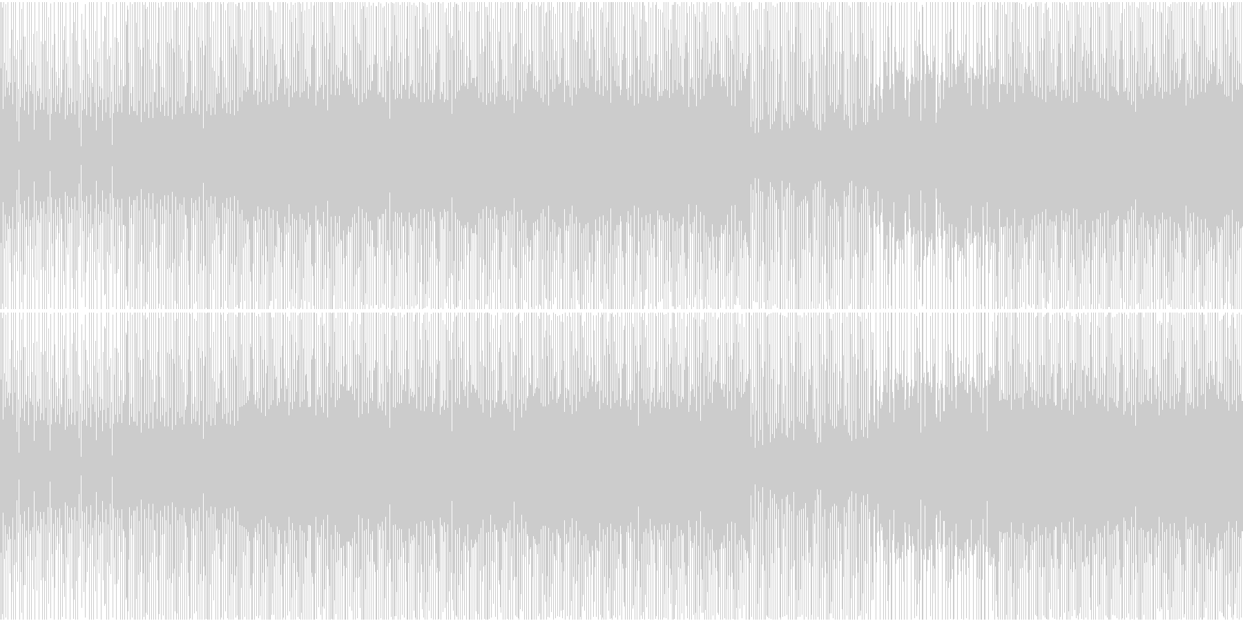 ミニマルテクノ-ydxの未再生の波形