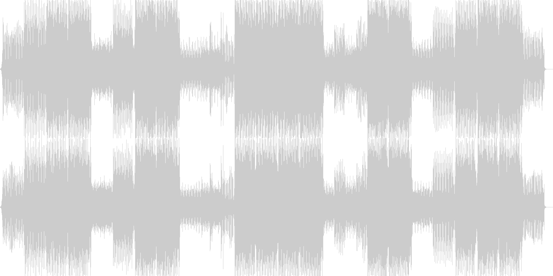 サイバーでかっこいいトランス系テクノの未再生の波形