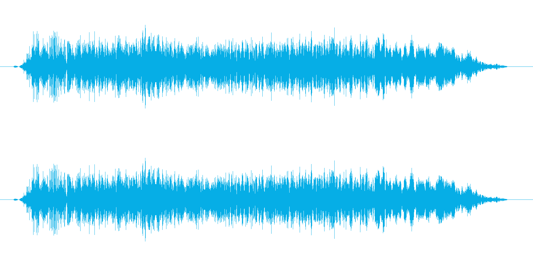 苦しんでいる叫び(い゛や゛う゛う゛)の再生済みの波形