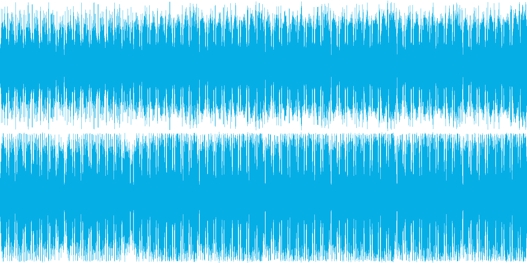 【緊迫感】をイメージしたインストBGMの再生済みの波形