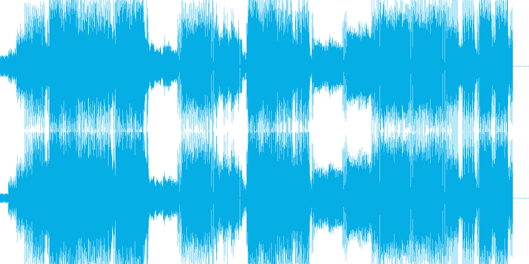 ポップな曲調にピコピコシンセの音を加え…の再生済みの波形