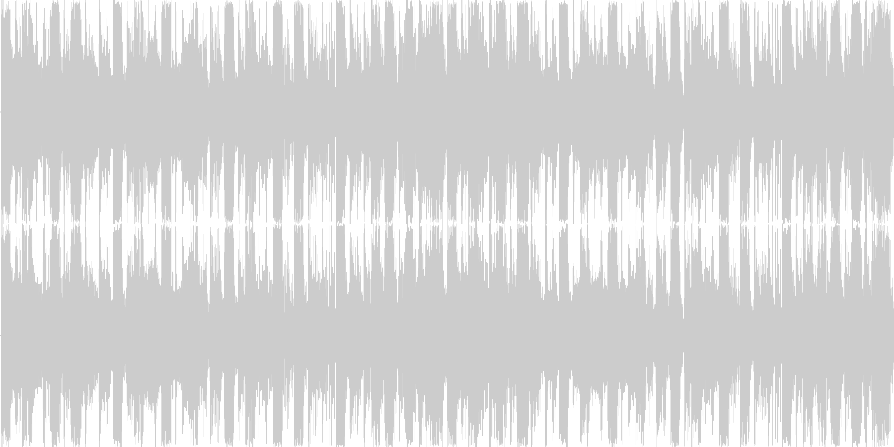 空間的な音響を駆使したループ楽曲です。の未再生の波形