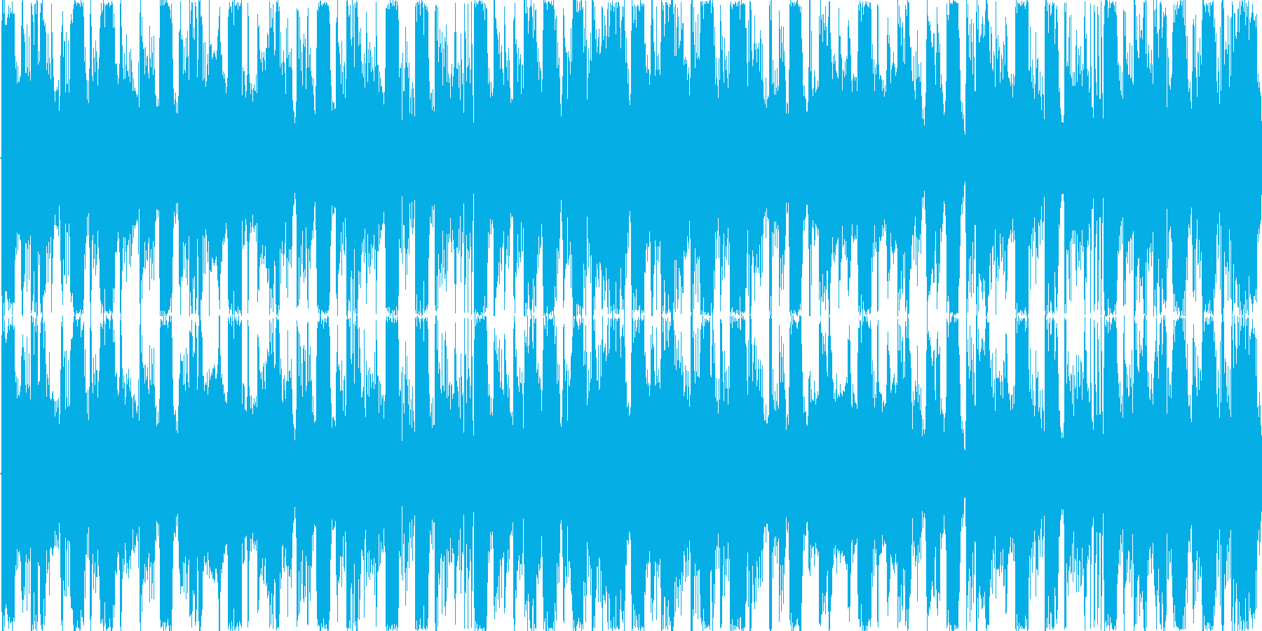 空間的な音響を駆使したループ楽曲です。の再生済みの波形