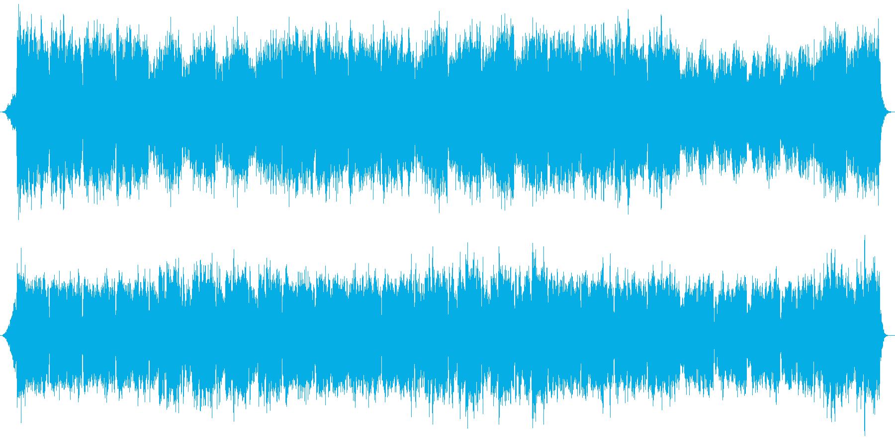レクイエム的なヒーリング音楽の再生済みの波形