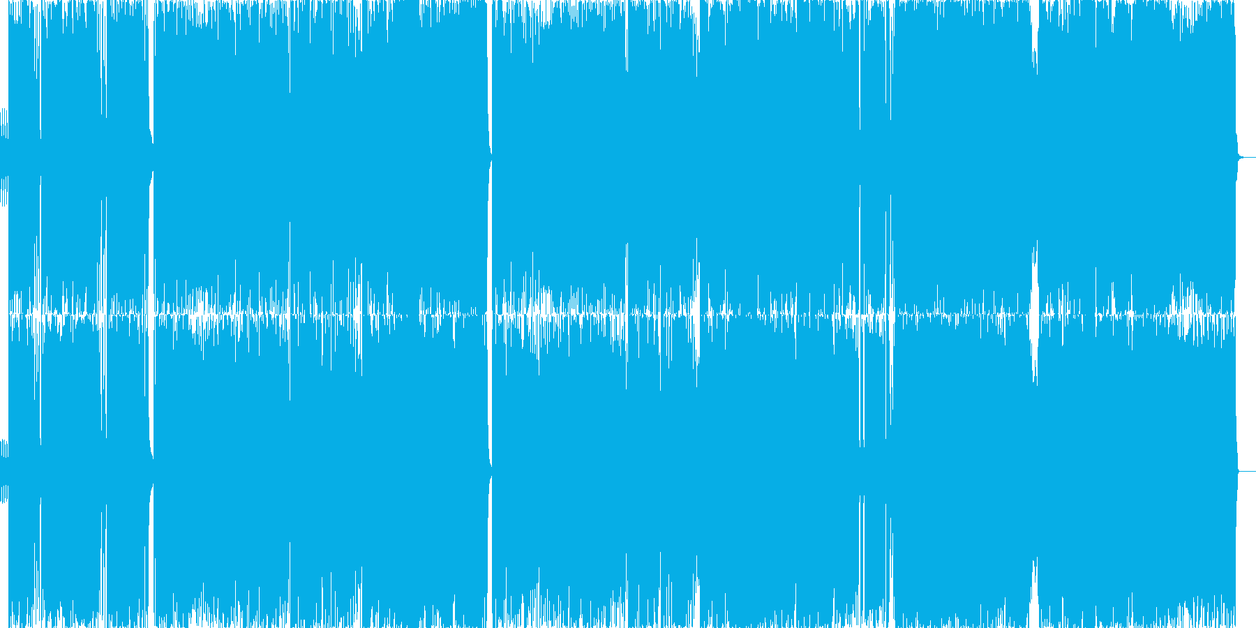 ハードロックな女性ボーカル曲です。の再生済みの波形