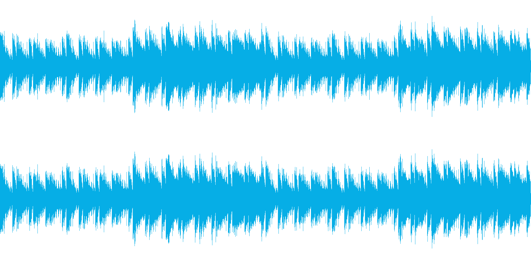 【主張しない背景音楽】ゲーム1【ループ】の再生済みの波形
