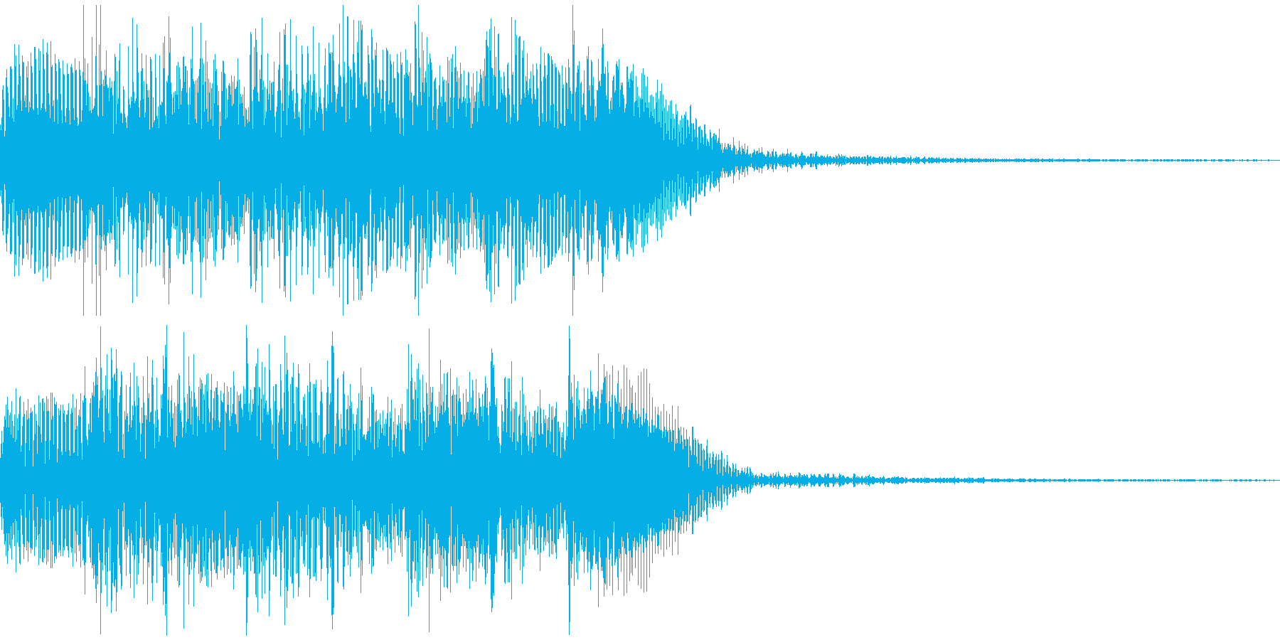 不穏なピアノのSE的音源です。の再生済みの波形