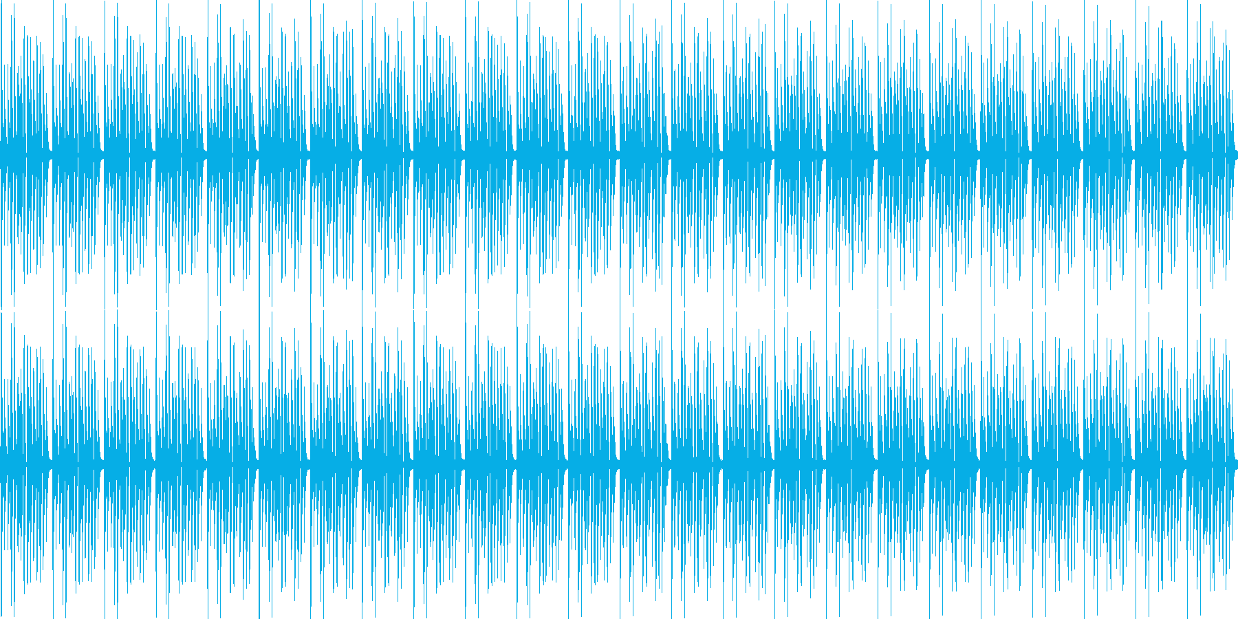 RPGのダンジョン内風BGM(loop)の再生済みの波形
