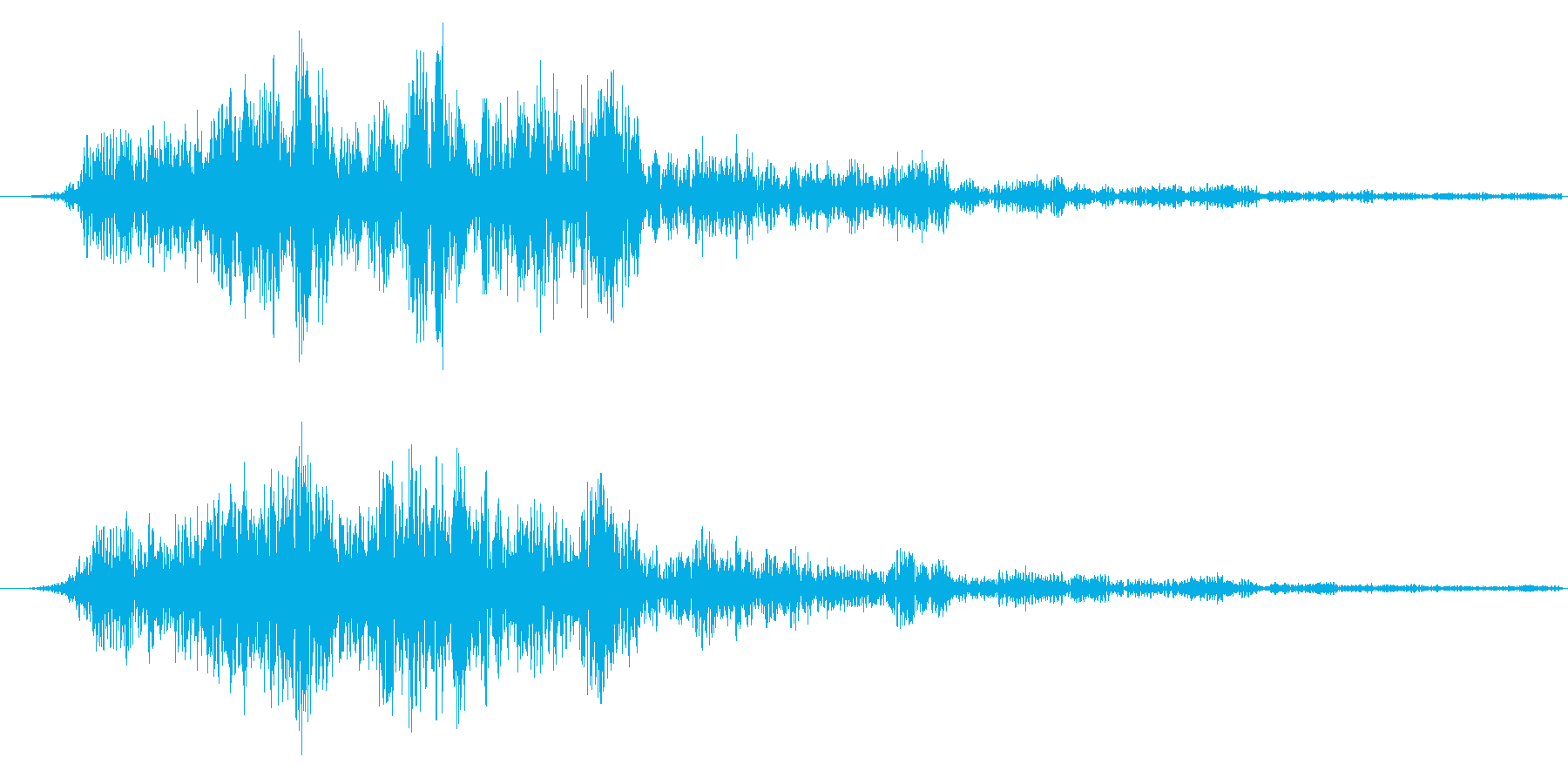 音響処理を意識した短い効果音です。の再生済みの波形