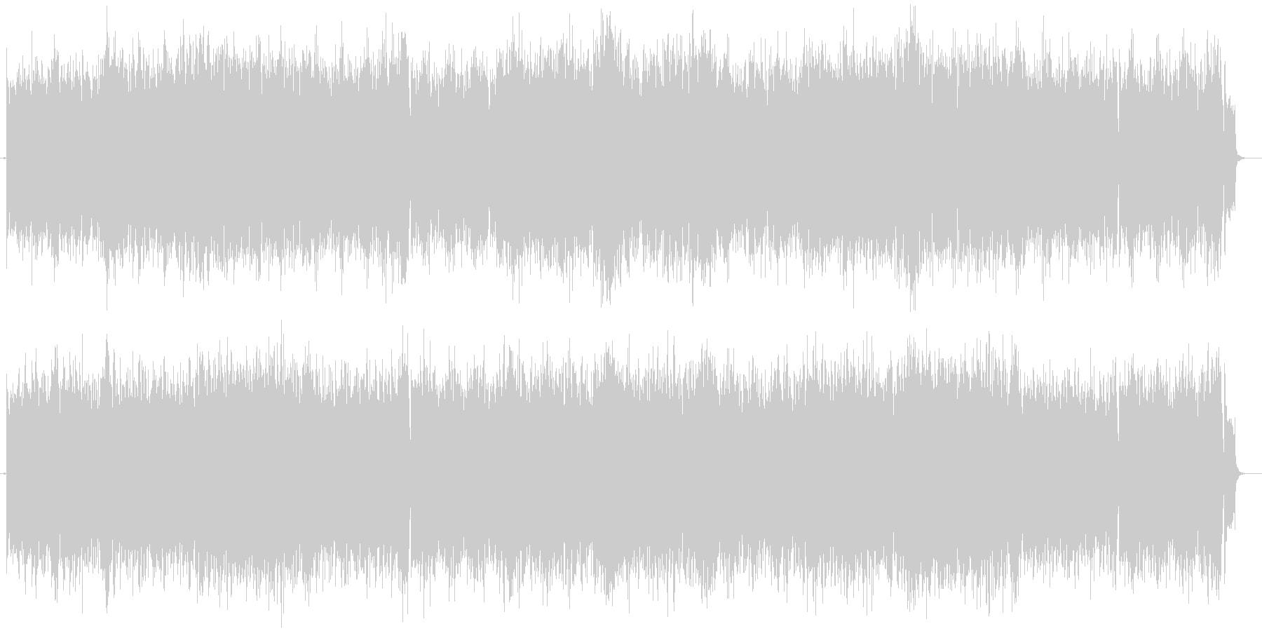 アイルランド音楽のリールセッションの未再生の波形