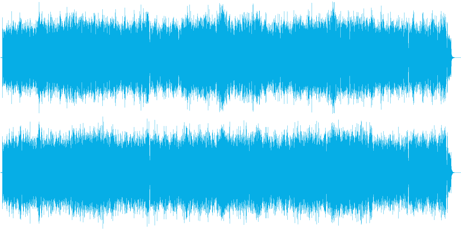 アイルランド音楽のリールセッションの再生済みの波形