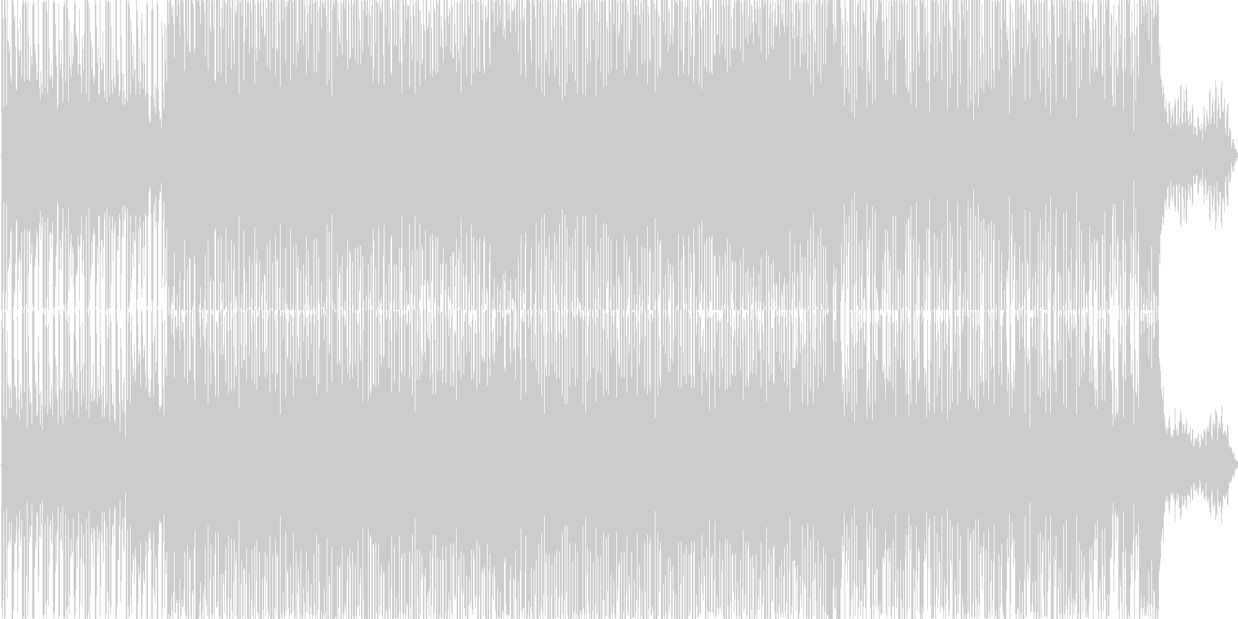 テクノです。シンプルで楽しい感じです。…の未再生の波形