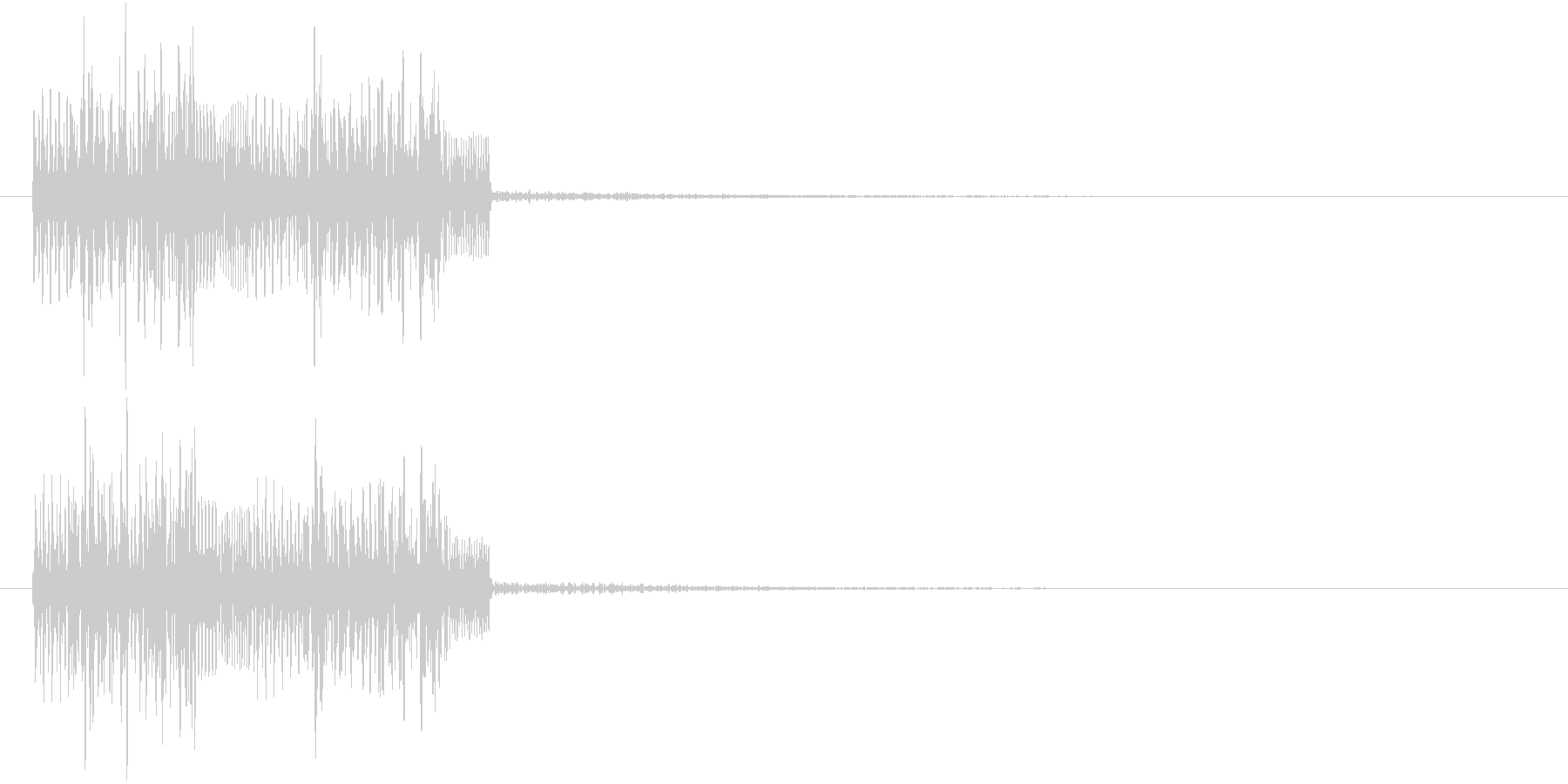 パワーダウン等 ネガティブな音の未再生の波形