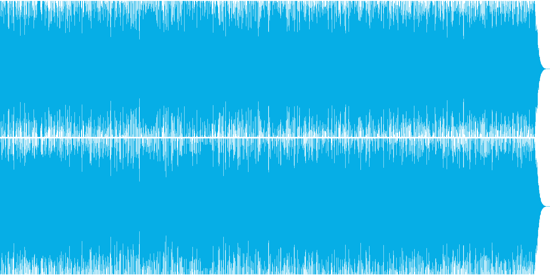 エレキギターのロカビリーの再生済みの波形