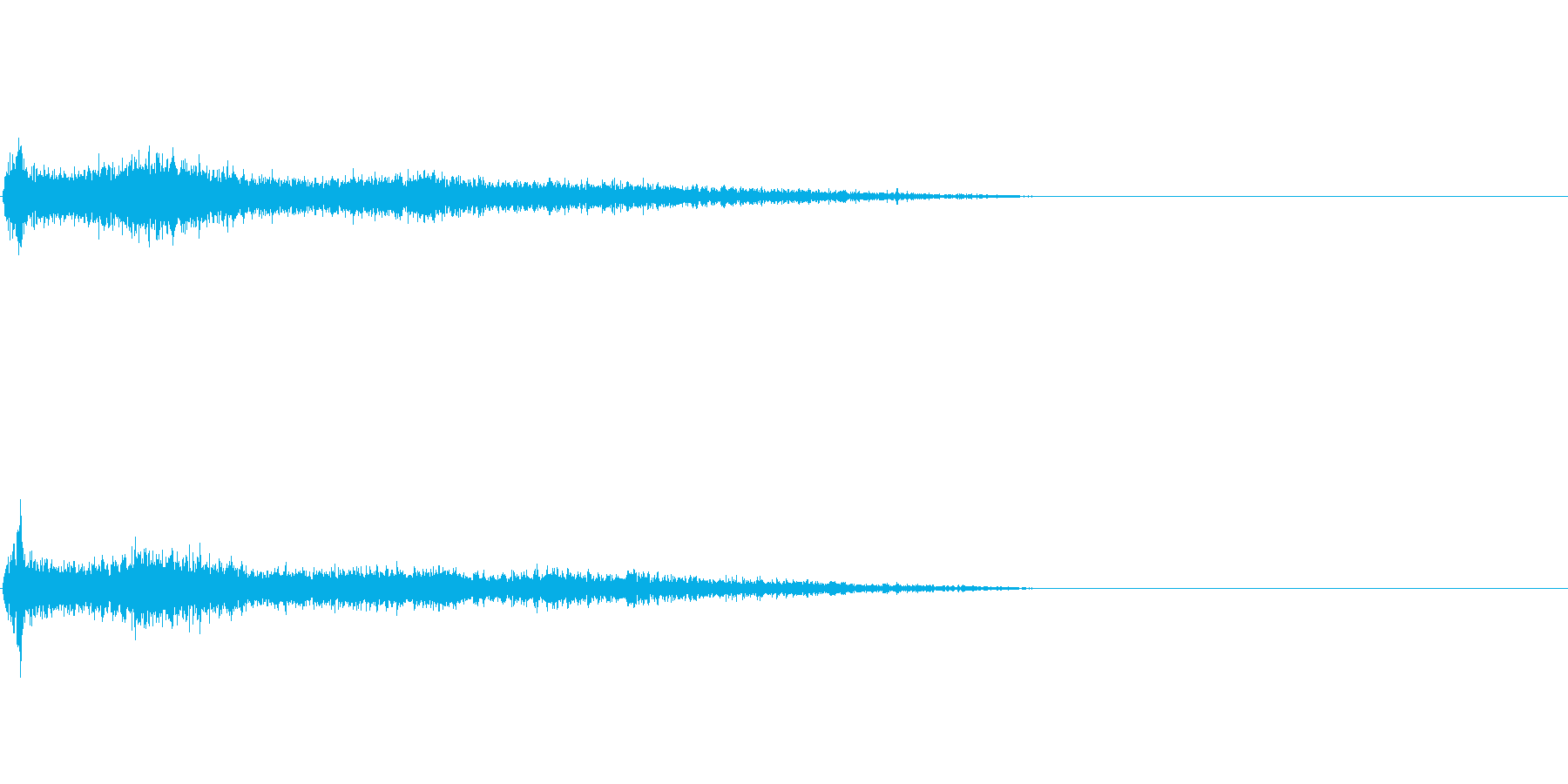 G♯メジャー インパクト音 衝撃音の再生済みの波形