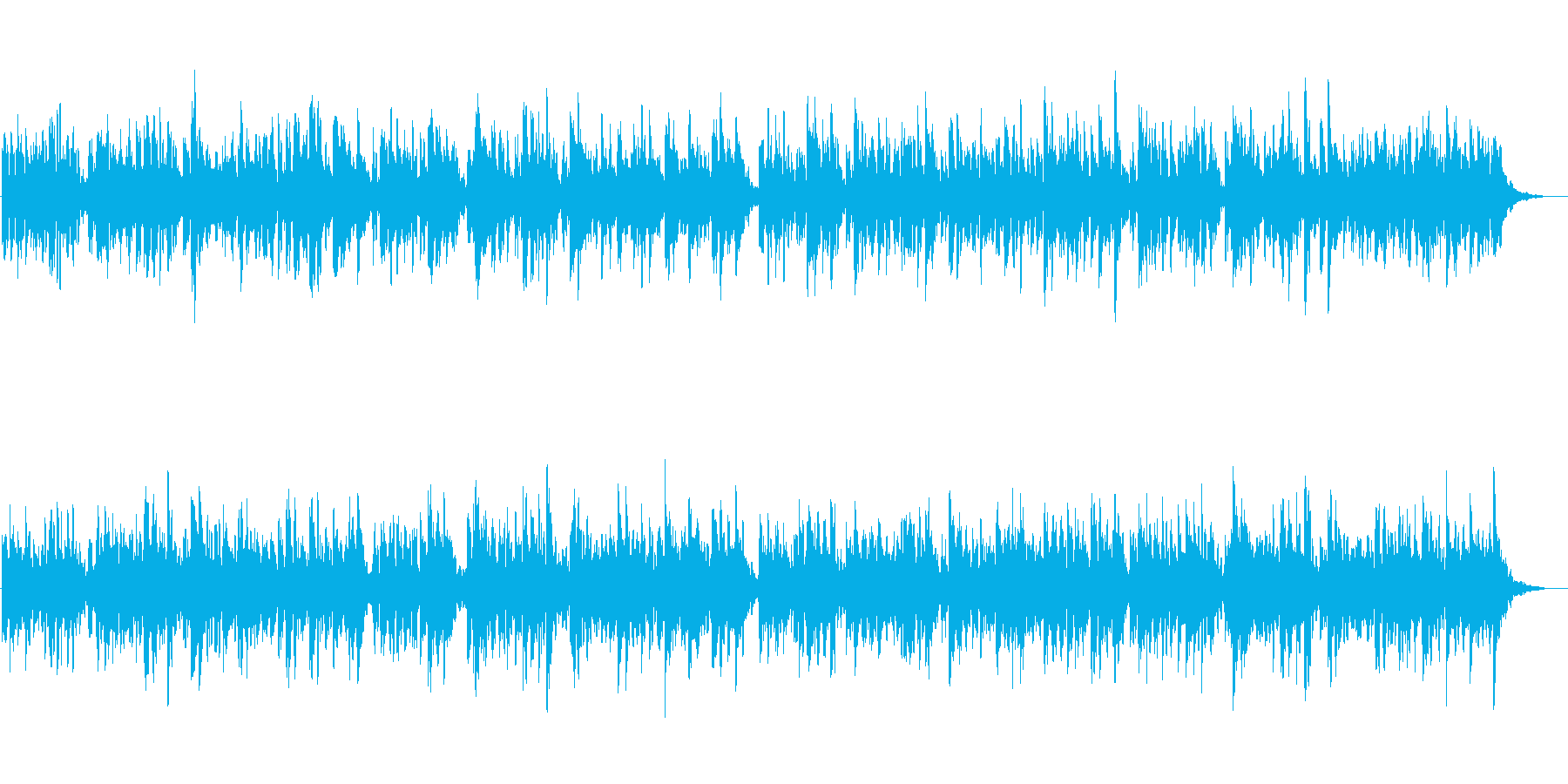 BGM_雪の国のまちの再生済みの波形