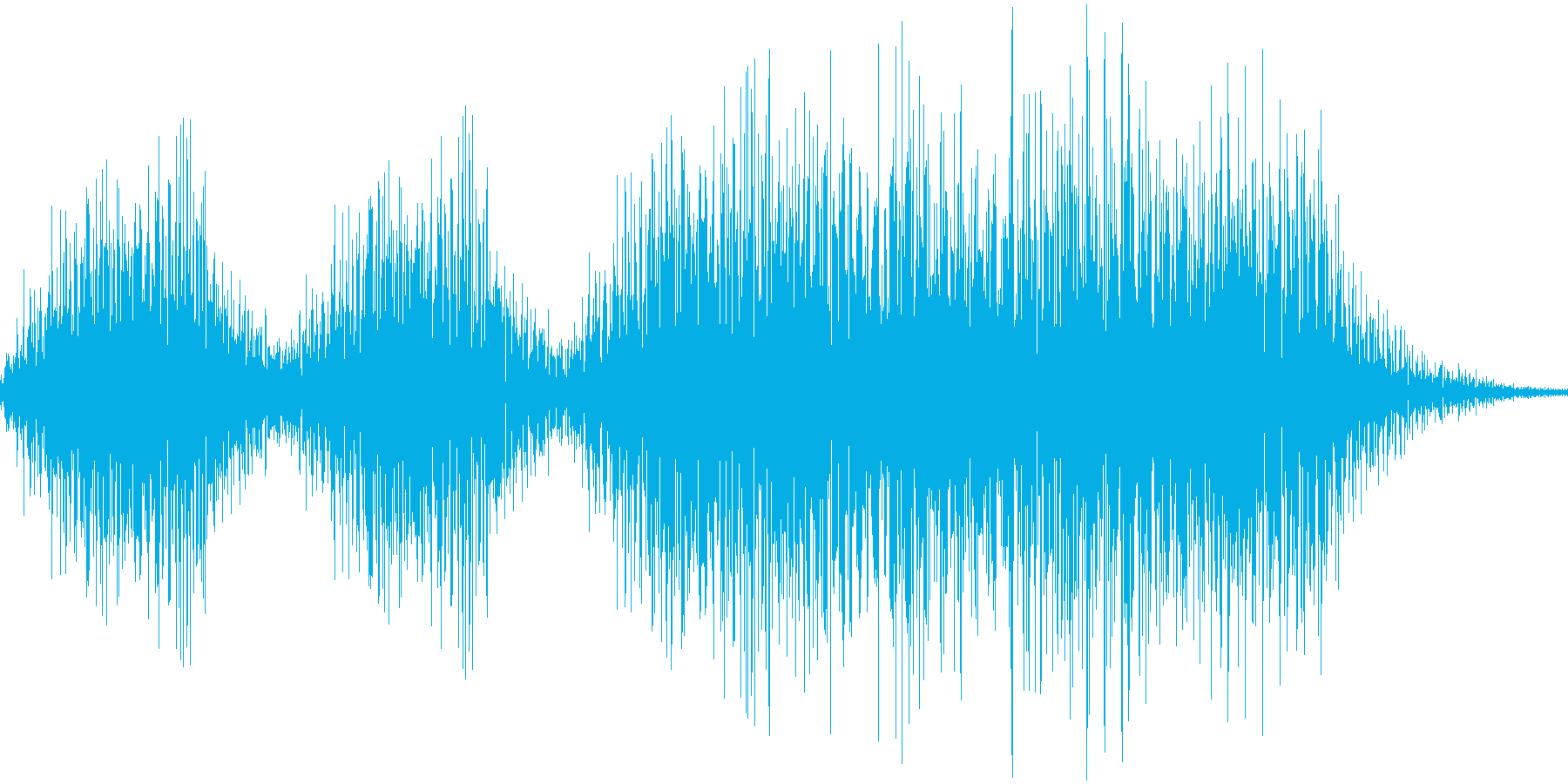 成功音の再生済みの波形