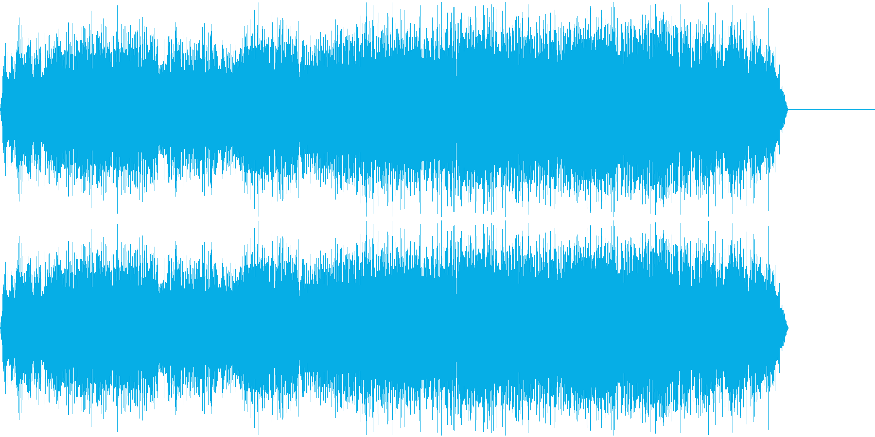 ガガガガガガ(機械で削るような音)の再生済みの波形
