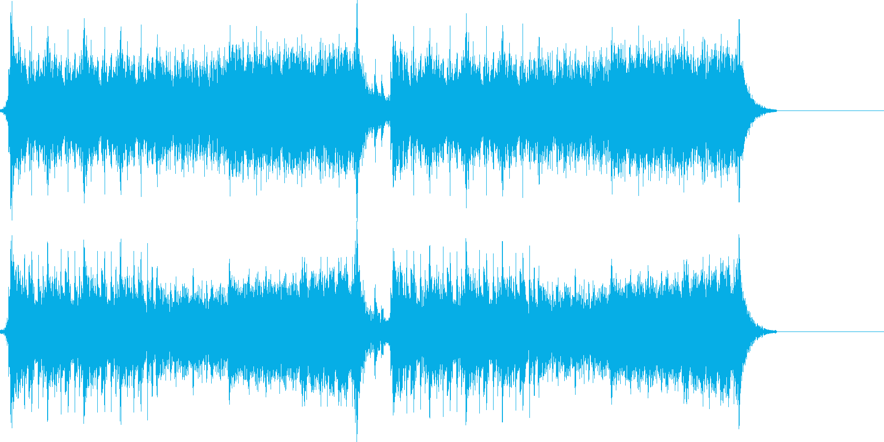 オーケストラ_ギターの再生済みの波形